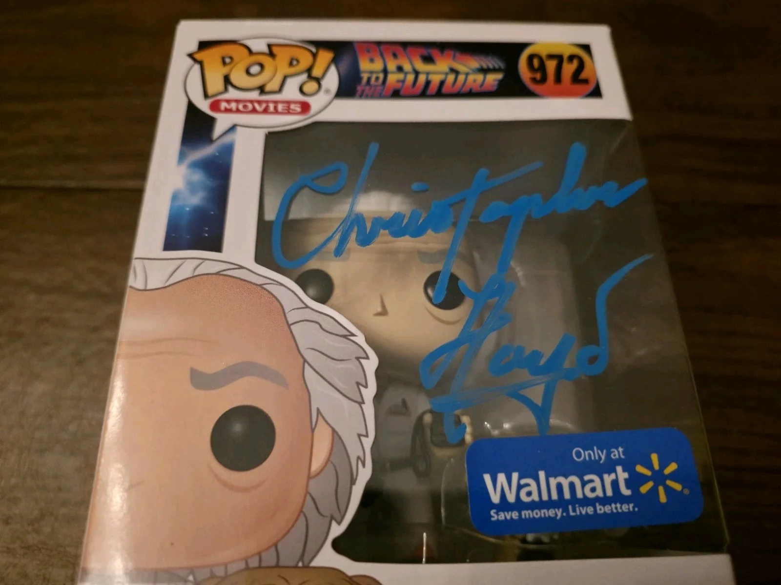 CHRISTOPHER LLOYD — Funko Pop Back to the Future Doc 972 Christopher Lloyd Autographed Signed, image 3
