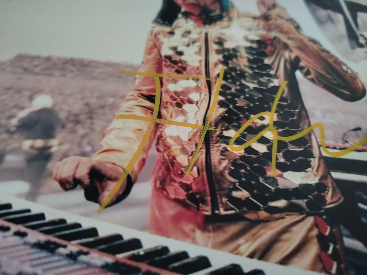 Rammstein Signed 8x10 Flake Keys Live Band, image 2