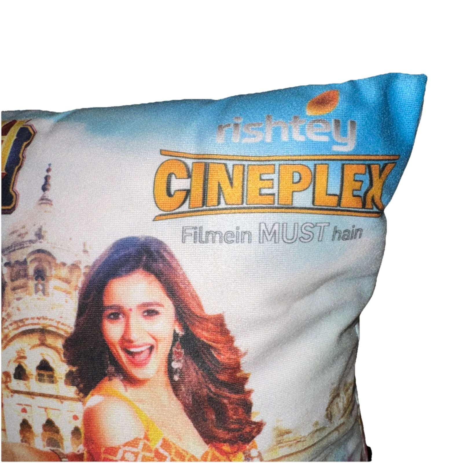 Small Throw Pillow featuring 2017 Bollywood film and Movie Badrinath Ki Dulhania, изображение 3