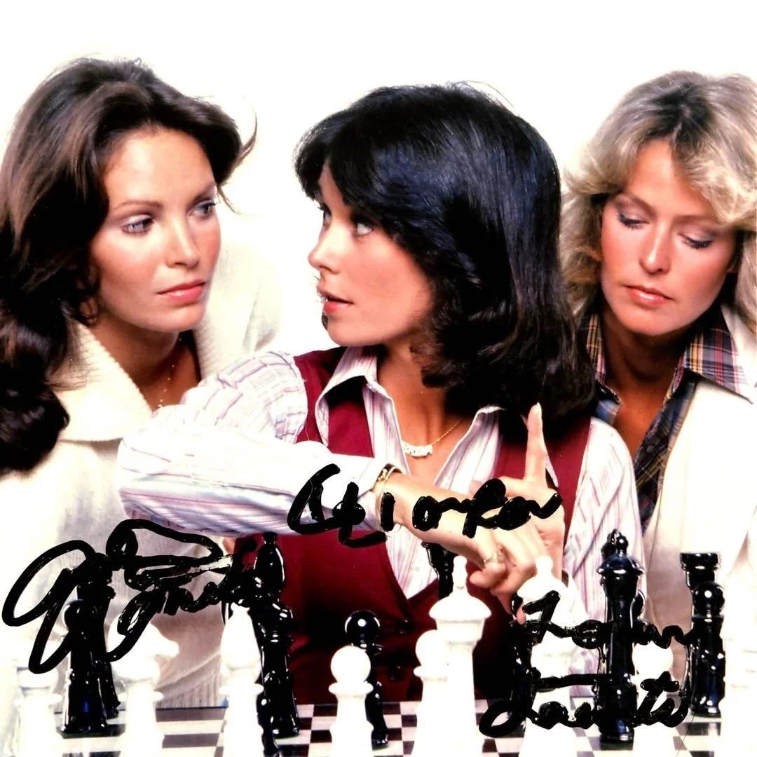 Charlie’s Angels Autographed Photo Farrah Fawcett Jaclyn Smith Kate Jackson 5x7, изображение 2