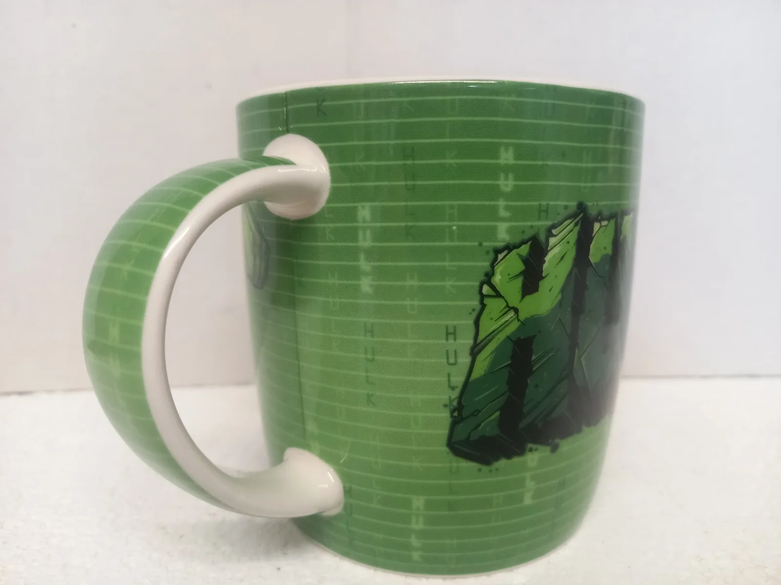 Marvel Incredible Hulk Coffee Mug Green Grid Radar Design Ceramic 11oz Official, image 5