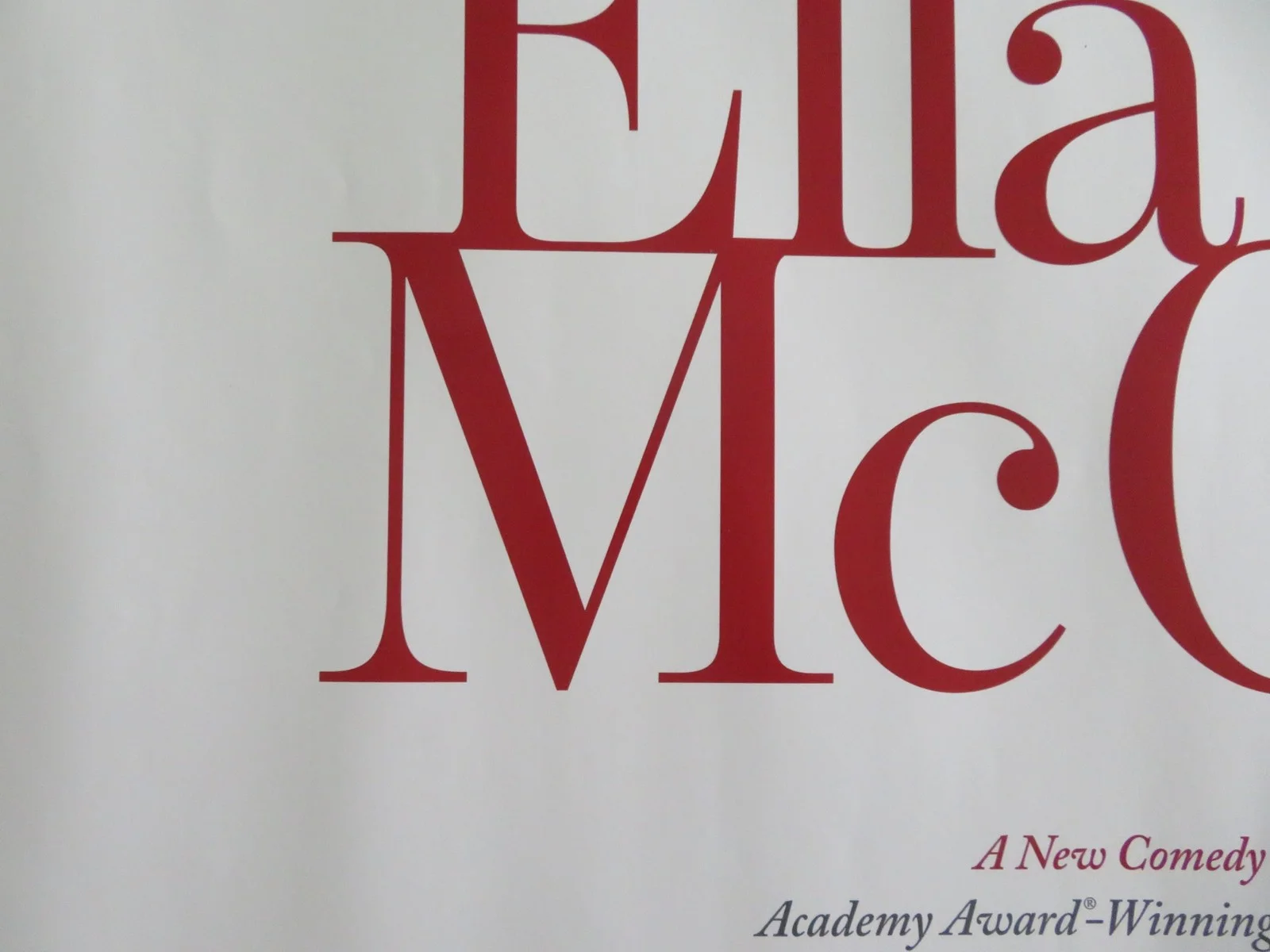 ELLA MCCAY UK QUAD ROLLED POSTER EMMA MACKEY JAMIE LEE CURTIS W. HARRELSON 2025, изображение 2