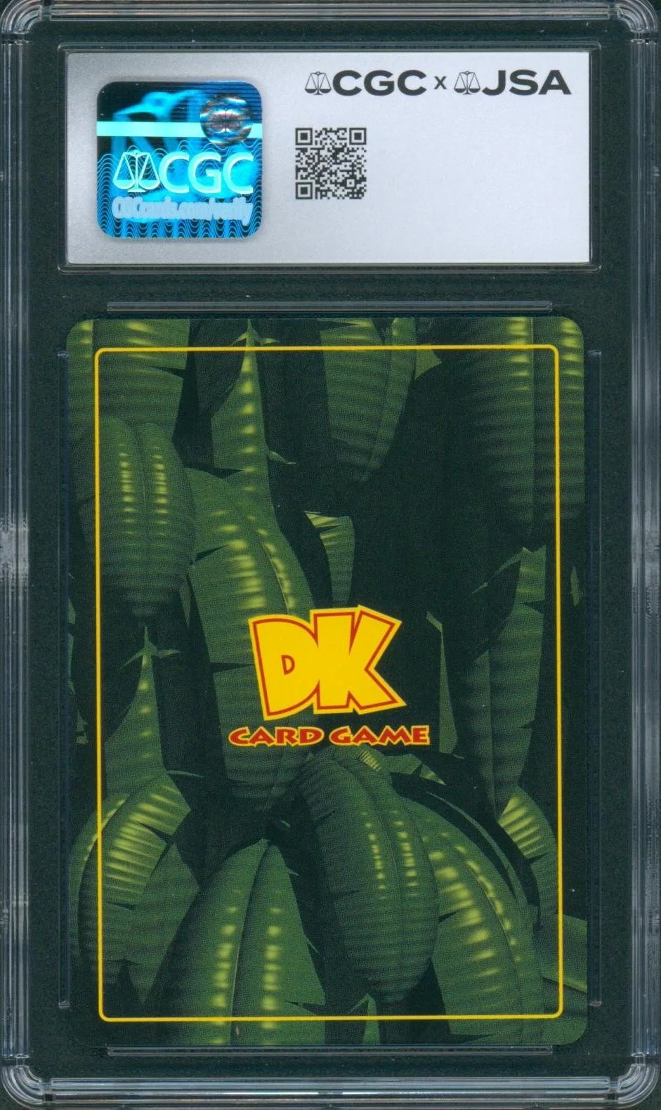 Grant Kirkhope — Grant Kirkhope Signed Donkey Kong DK Holo Card Autograph Mint 9 CGC x JSA SLAB, image 2