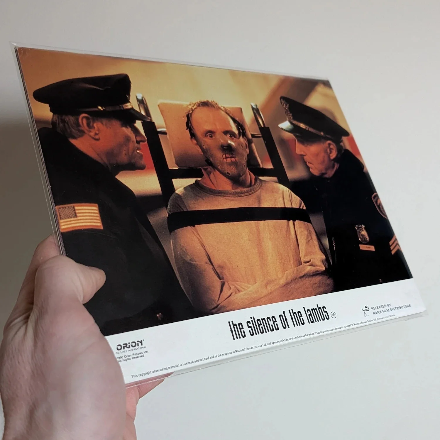 The SILENCE of the LAMBS (1991) UK Front of House (Lobby) Cards [FULL set of x8], изображение 4
