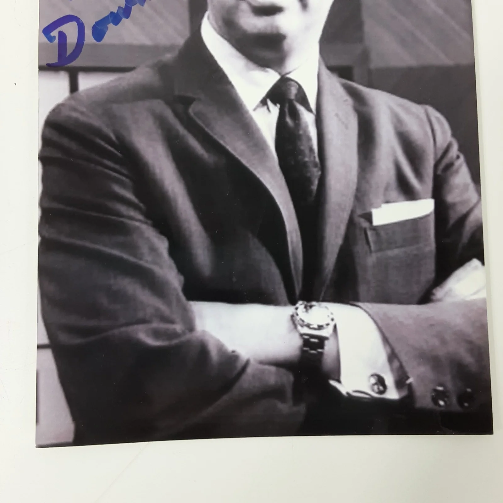 Hugh Downs — TV HOST NEWSCASTER HUGH DOWNS AUTOGRAPHED 4 x 6 PHOTO Signed, image 4