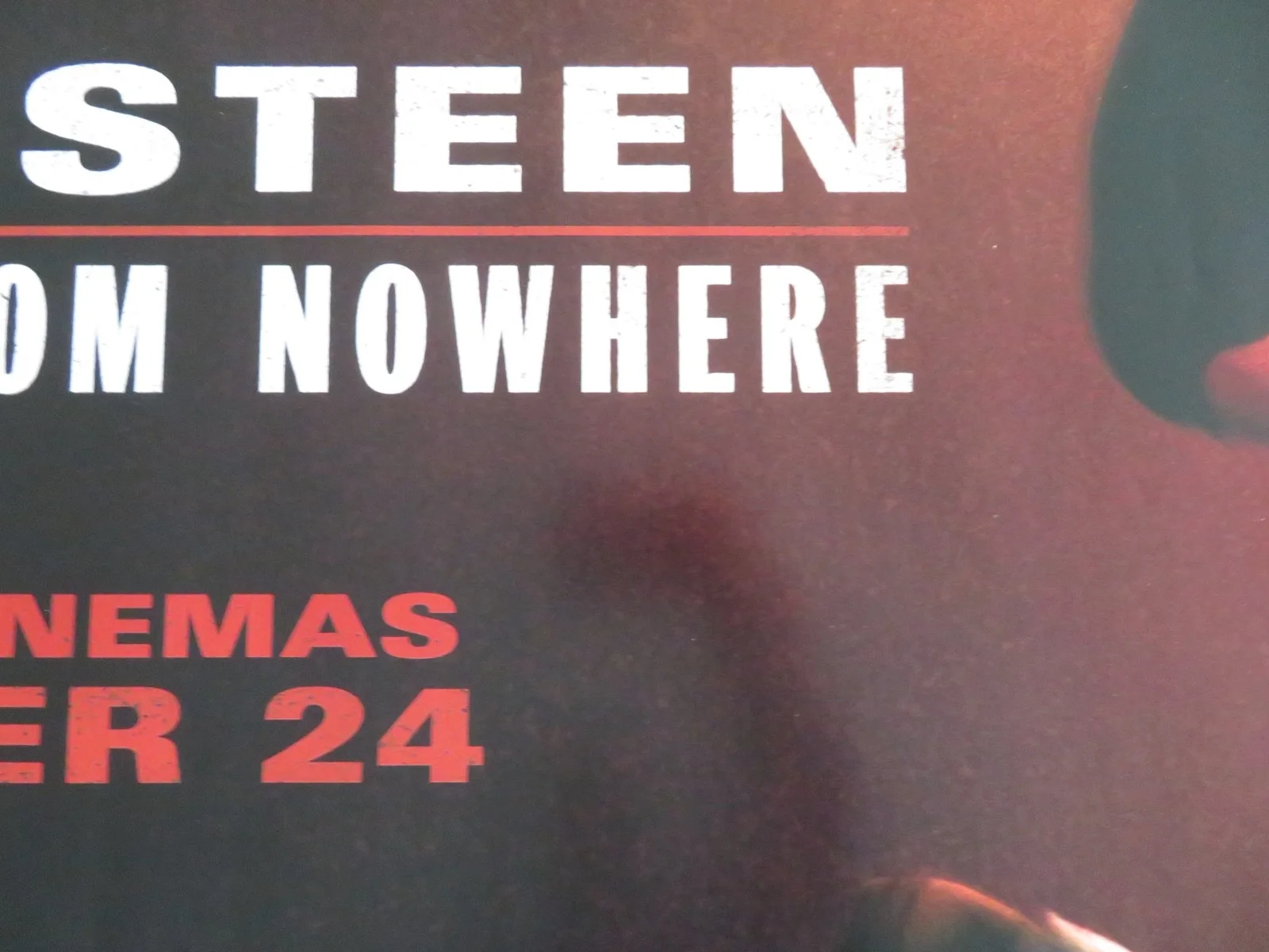 SPRINGSTEEN: DELIVER ME FROM NOWHERE - B UK QUAD ROLLED POSTER J. A. WHITE 2025, изображение 2