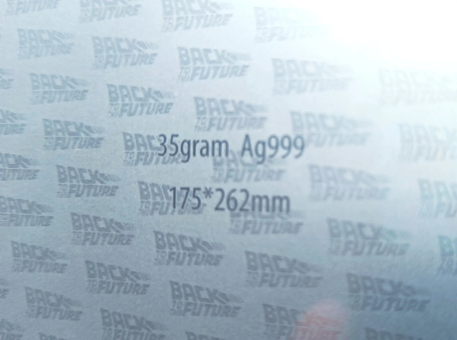 Michael J. Fox, Christopher Lloyd — 2021 USA Silver Back To The Future DeLorean Blueprint GEM BTTF Signed, image 4