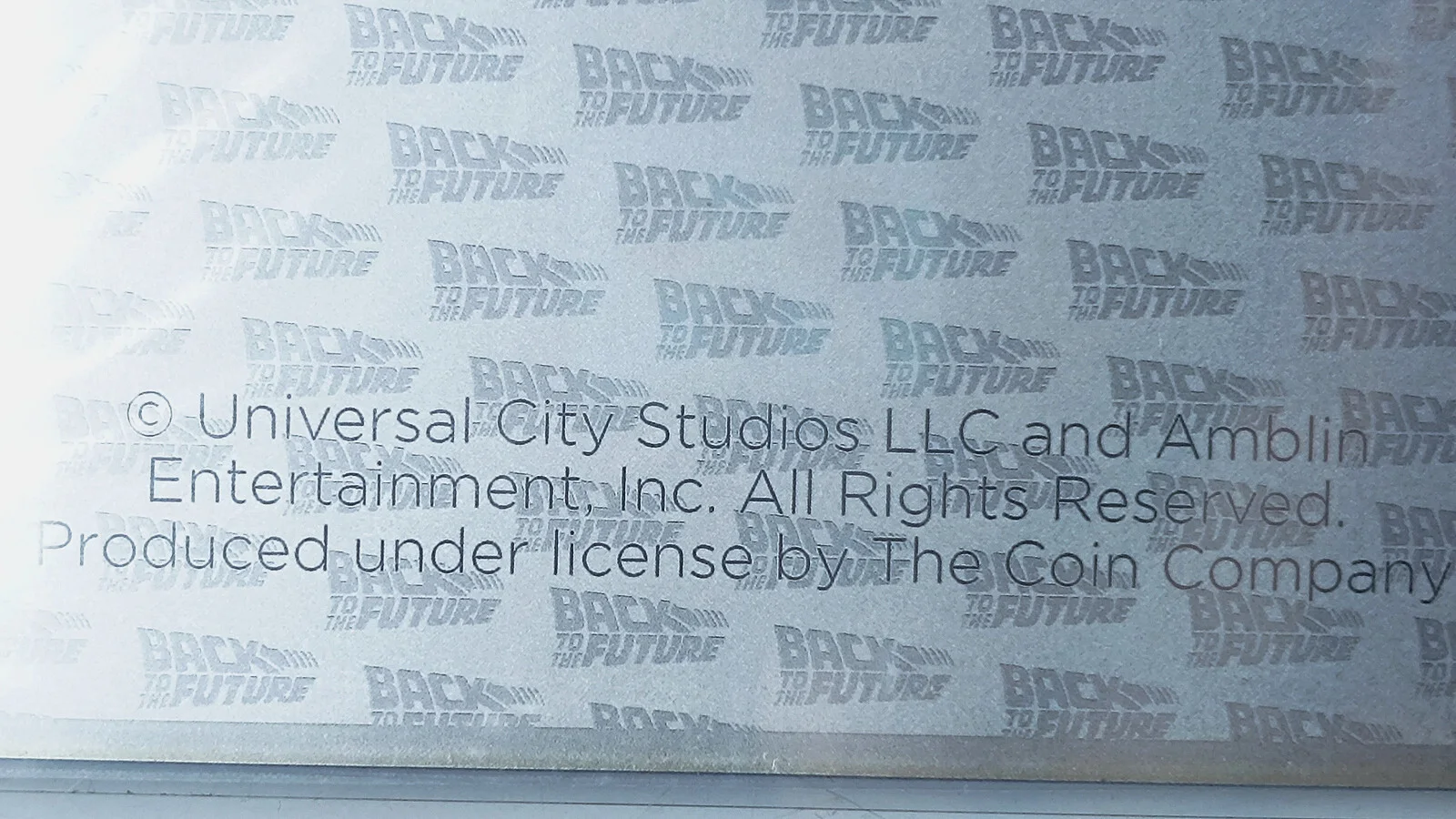 Michael J. Fox, Christopher Lloyd — 2021 USA Silver Back To The Future DeLorean Blueprint GEM BTTF Signed, image 5