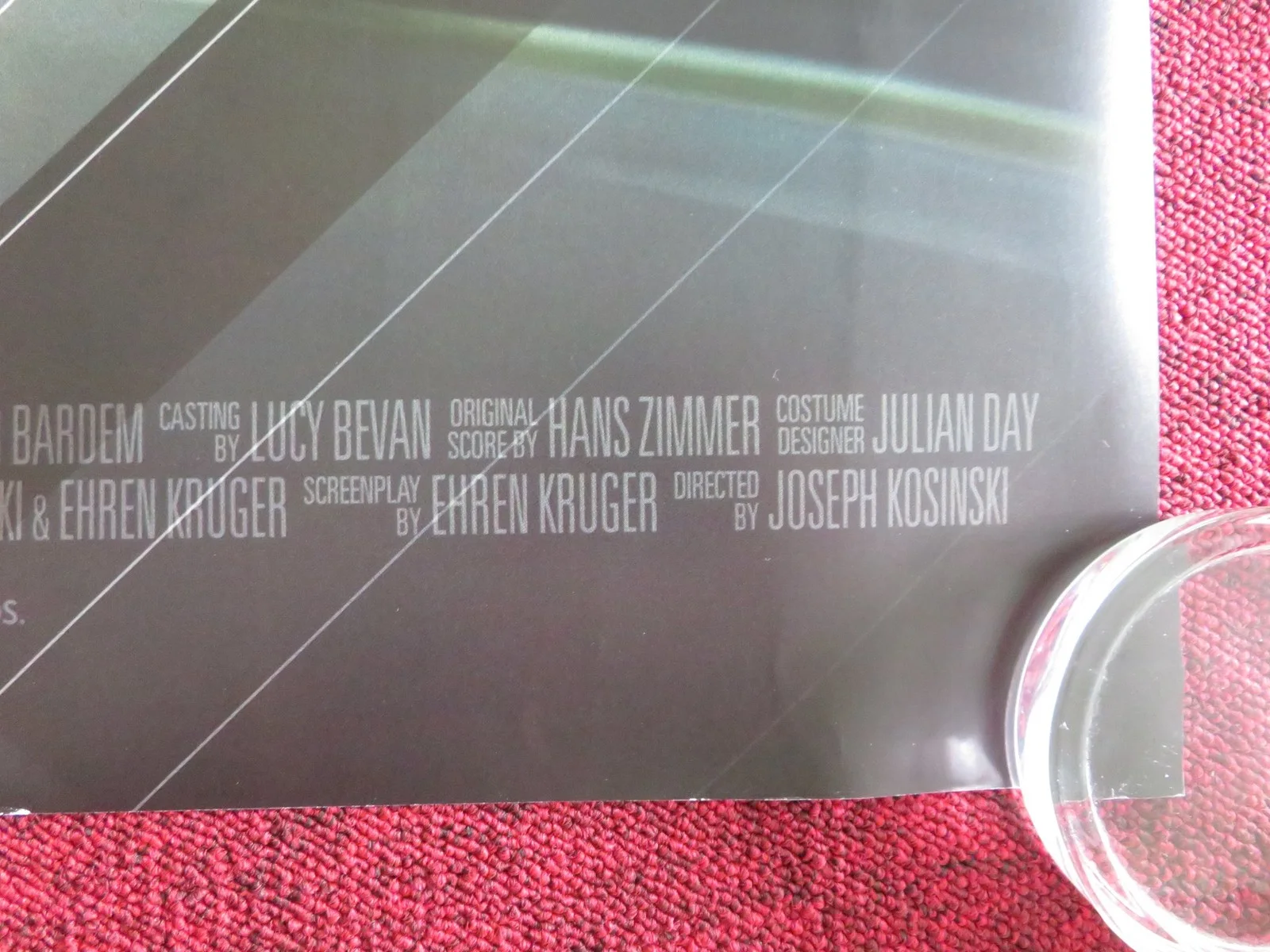 F1: THE MOVIE - B UK QUAD ROLLED POSTER BRAD PITT JAVIER BARDEM 2025, изображение 5