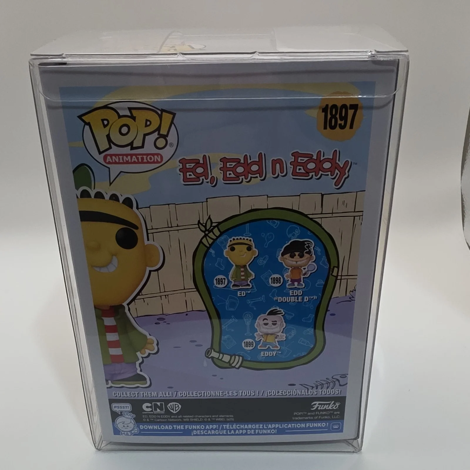 Ed Matt Hill — Funko Pop Ed Edd n Eddy Ed #1897 Signed Ed Matt Hill SWAU Authenticated, image 3
