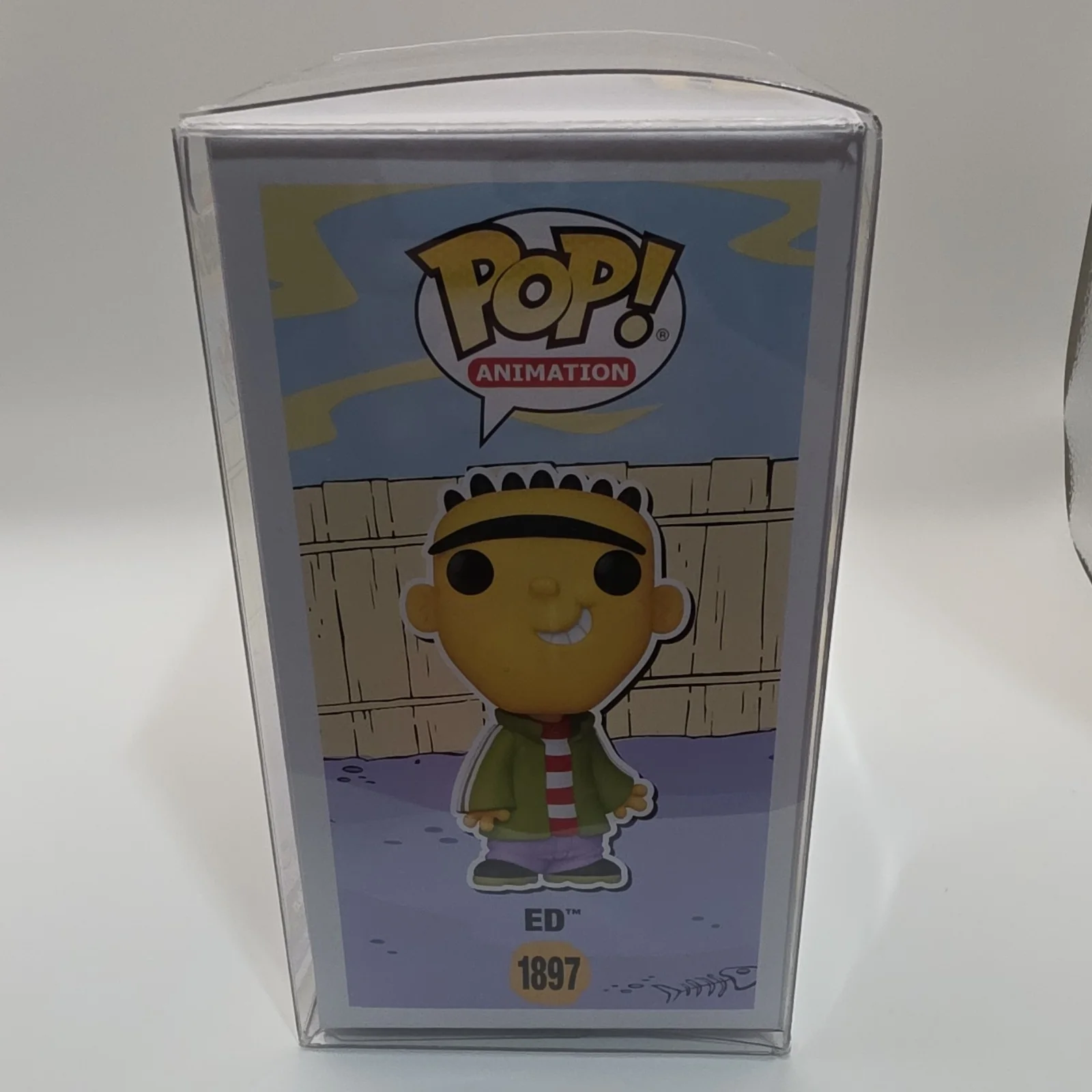 Ed Matt Hill — Funko Pop Ed Edd n Eddy Ed #1897 Signed Ed Matt Hill SWAU Authenticated, image 4