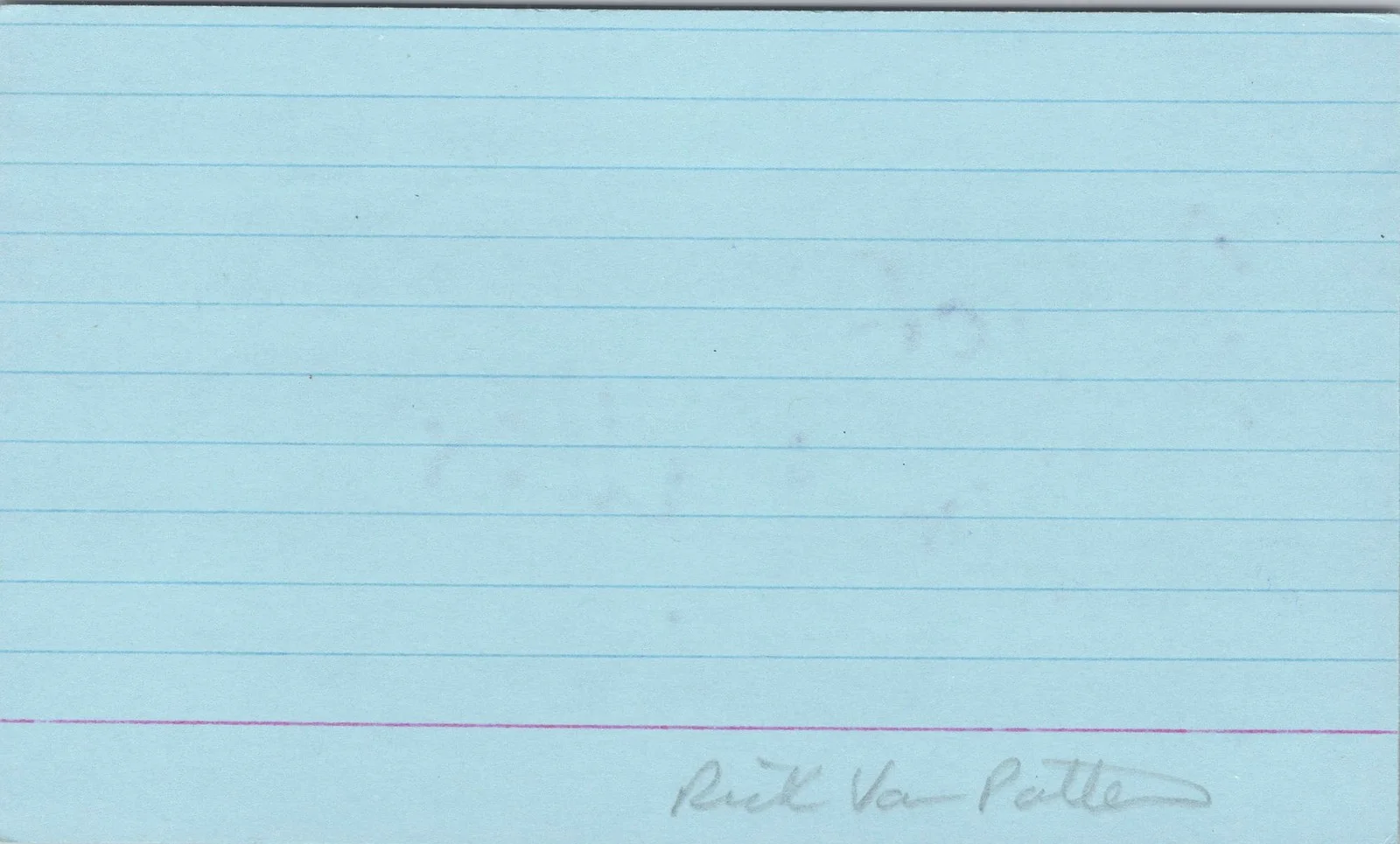 Dick Van Patten — Dick Van Patten Signed 3x5 Index Card Eight Is Enough Autographed, image 2