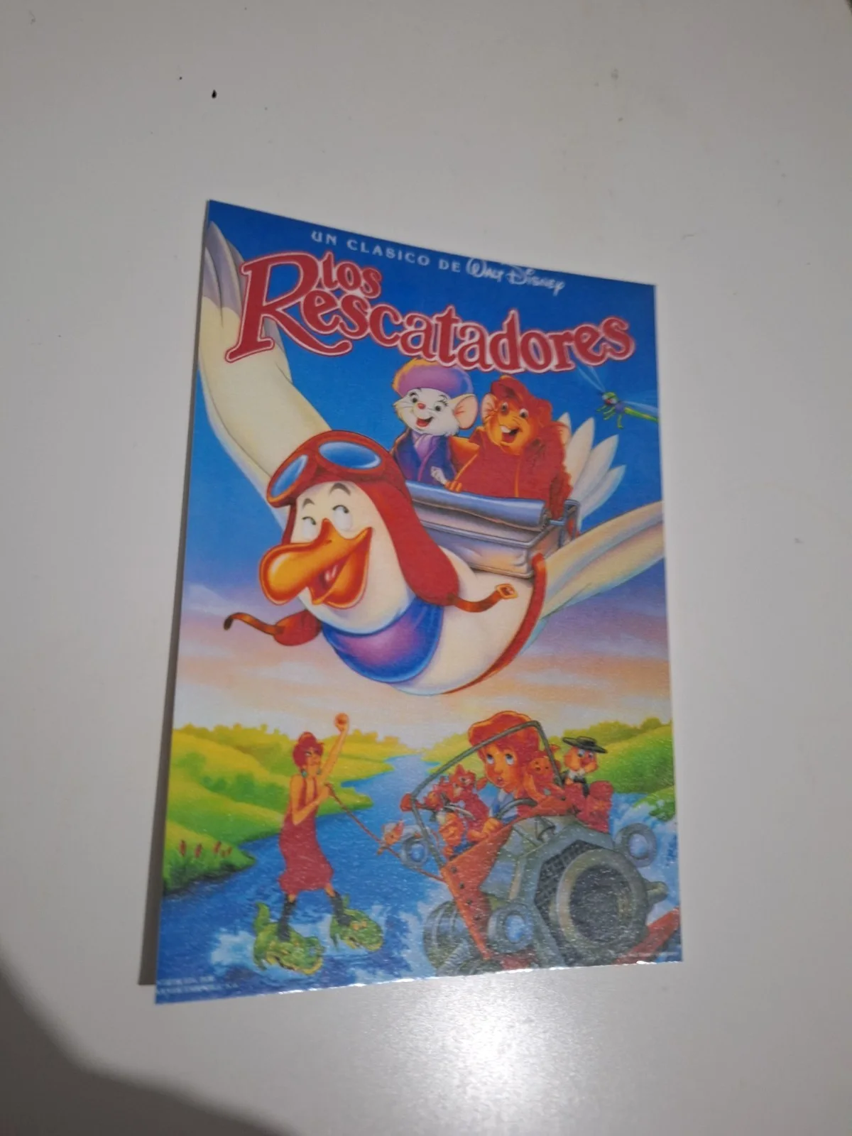 Disney The Rescuers 1977 Classic Animation Bernard Bianca Reproduction Postcard, image 5