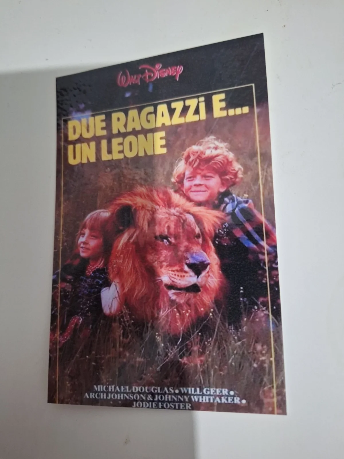 Walt Disney Napoleon & Samantha 1972 Classic Jodie Foster Reproduction Postcard, изображение 2