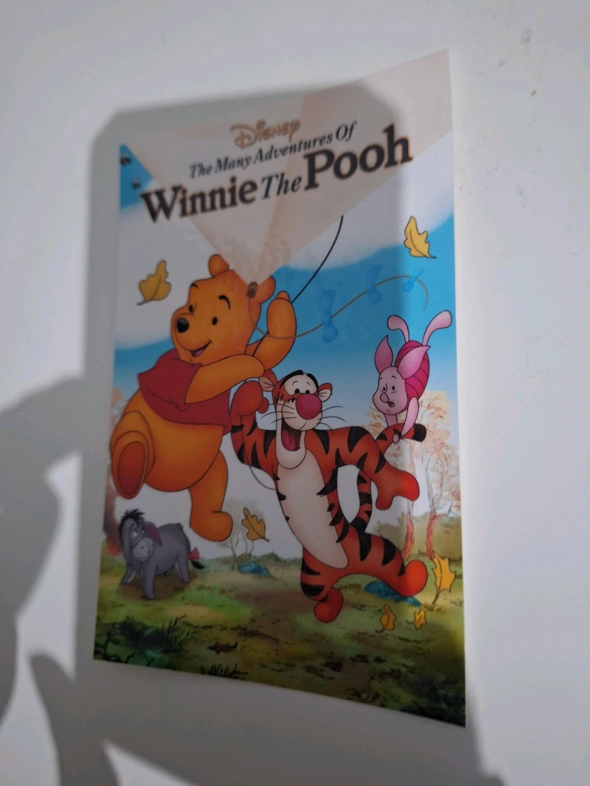 Disney The Many Adventures of Winnie the Pooh 1977 Reproduction Postcard, изображение 2