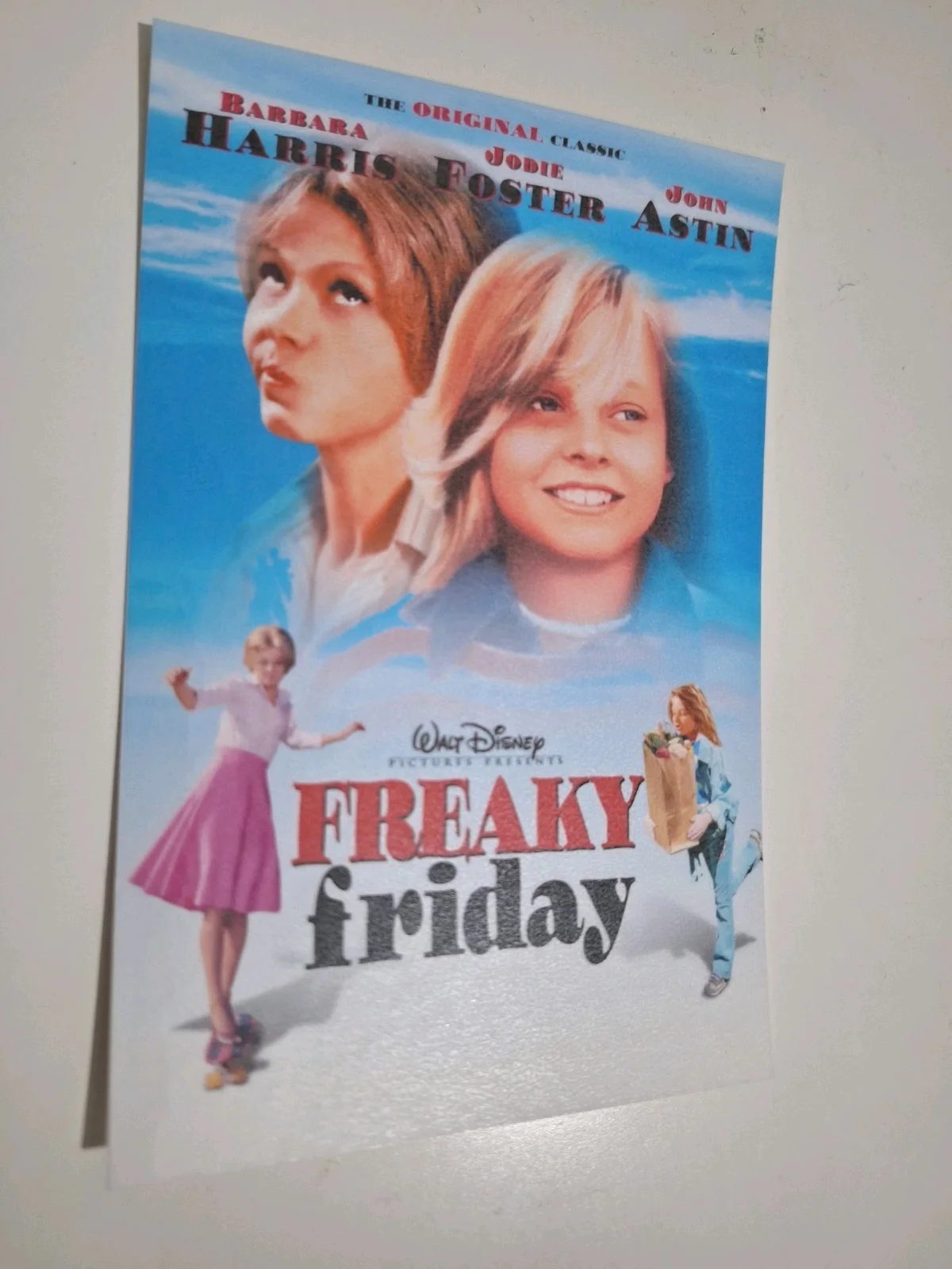 Disney Freaky Friday (1976) Reproduction Postcard Jodie Foster Body Swap Classic, изображение 4