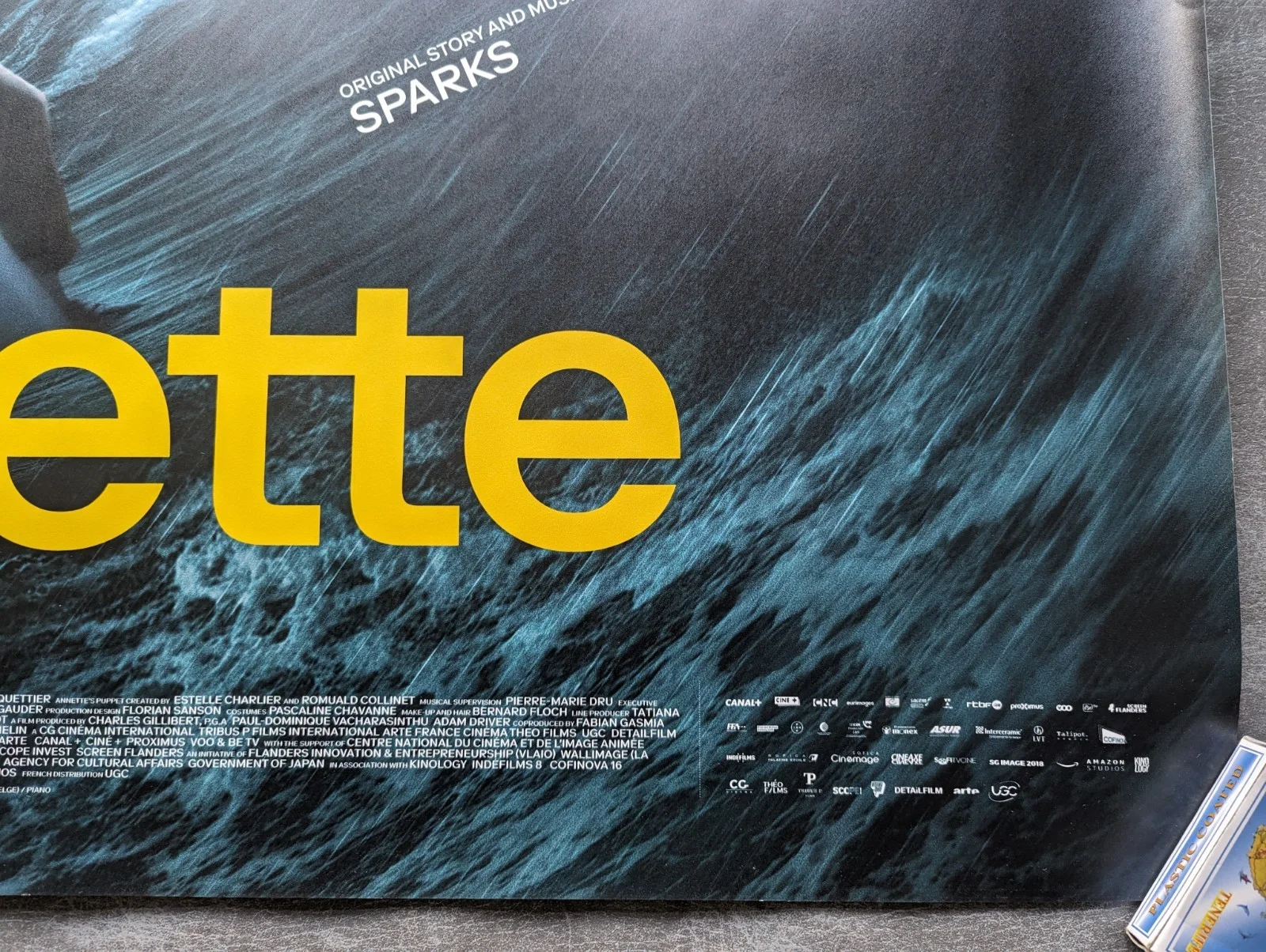 ANNETTE QUAD UK POSTER MOVIE CINEMA POSTER QUAD POSTER VERY RARE, изображение 2