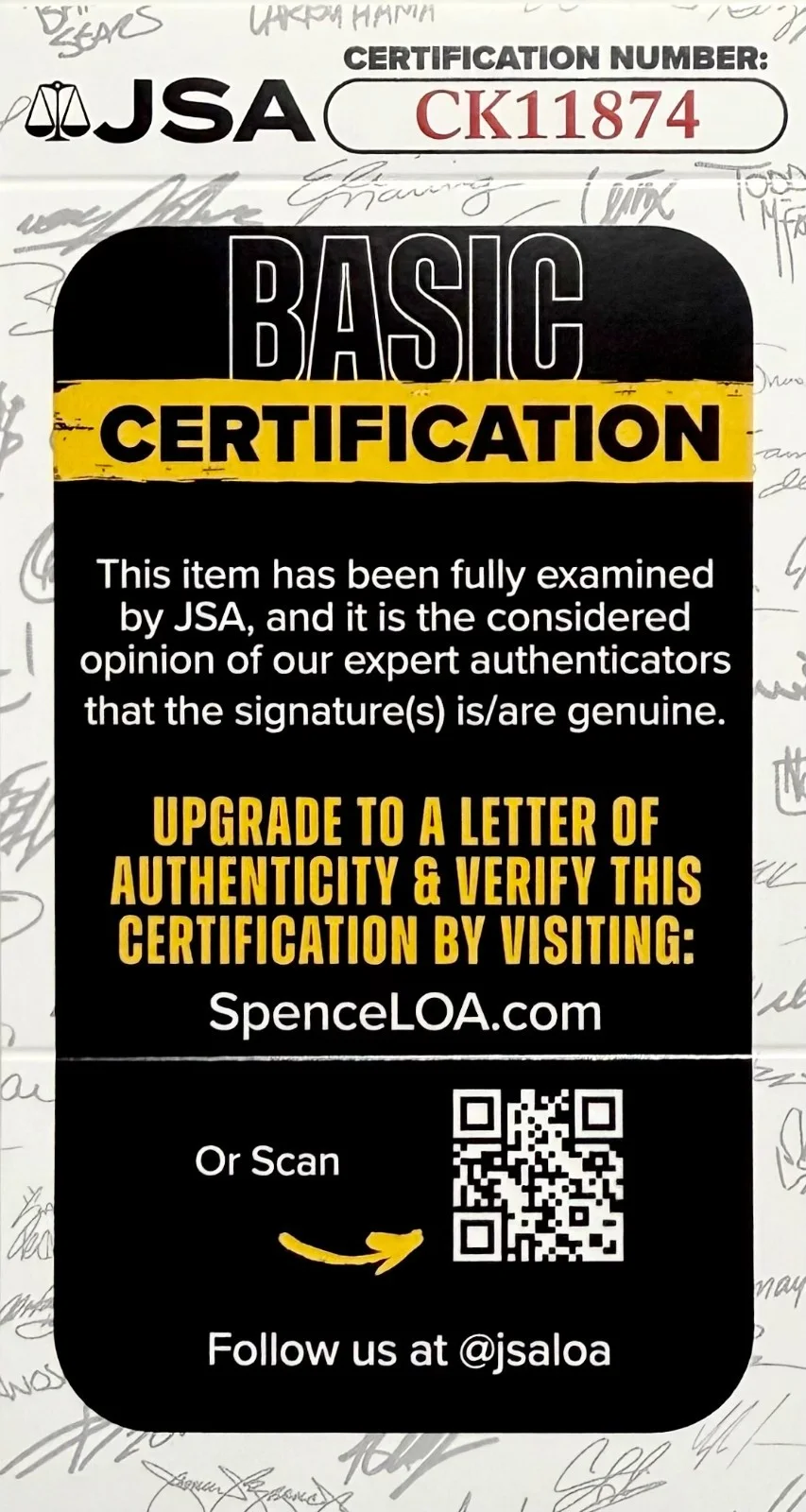 Patrick Warburton — PATRICK WARBURTON Signed Autographed 3"x 5" INDEX CARD FAMILY GUY JSA CERTIFIED, изображение 4