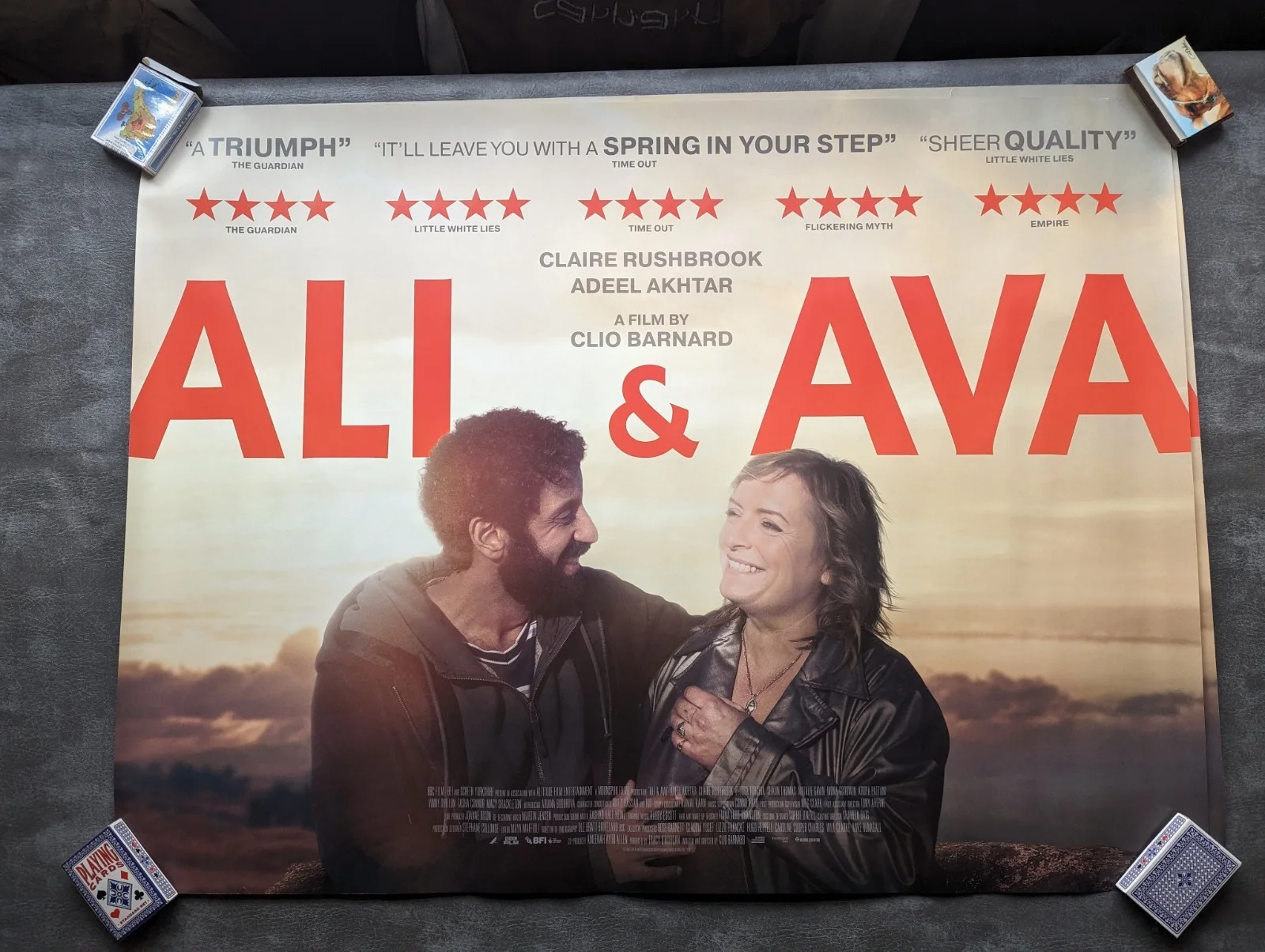 Cinema Poster: ALI & AVA 2021 (Quad) Adeel Akhtar Claire Rushbrook Ellora Torchi, изображение 2
