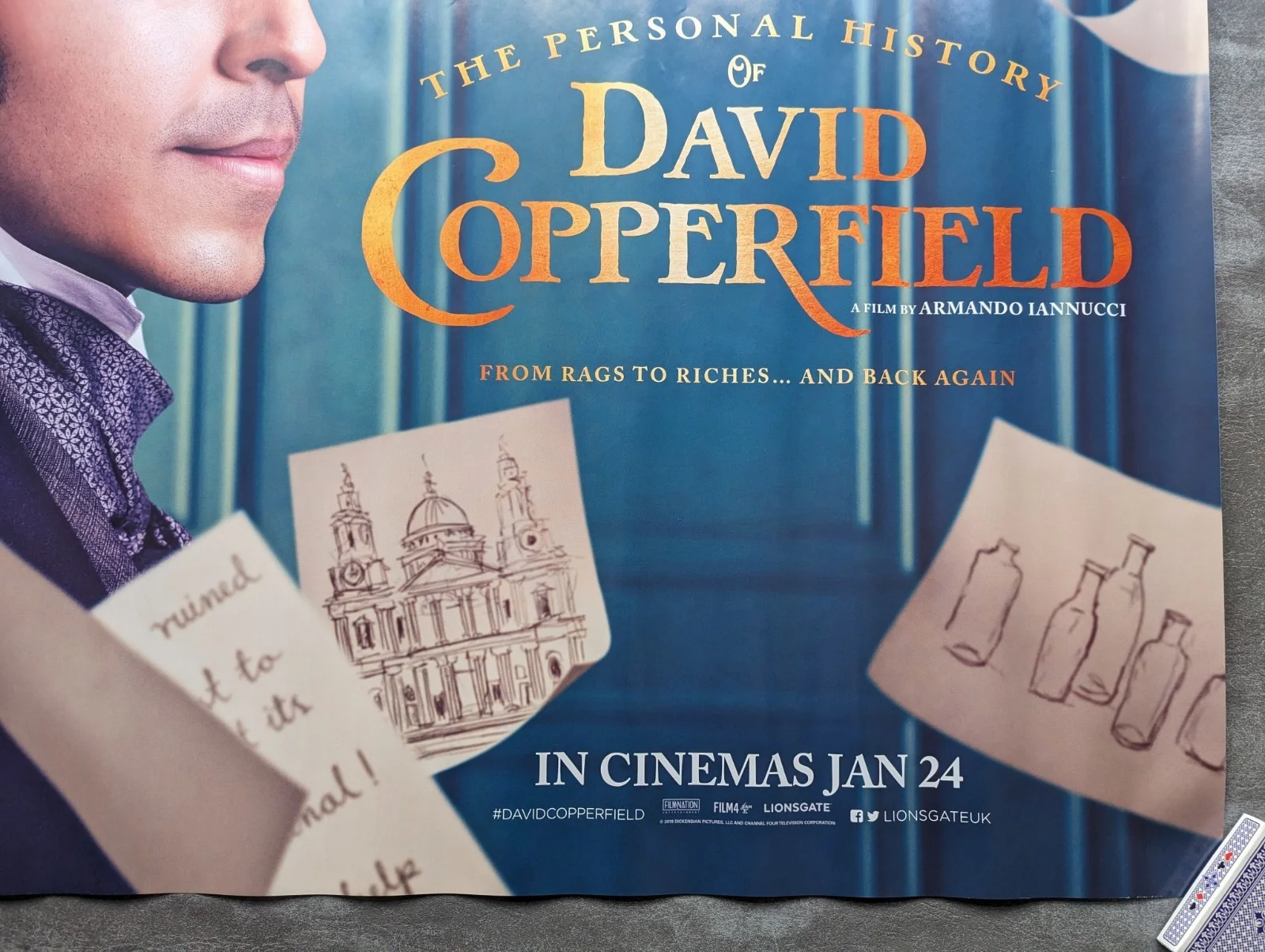 Cinema Poster: PERSONAL HISTORY OF DAVID COPPERFIELD 2019 (Quad) Dev Patel, изображение 2