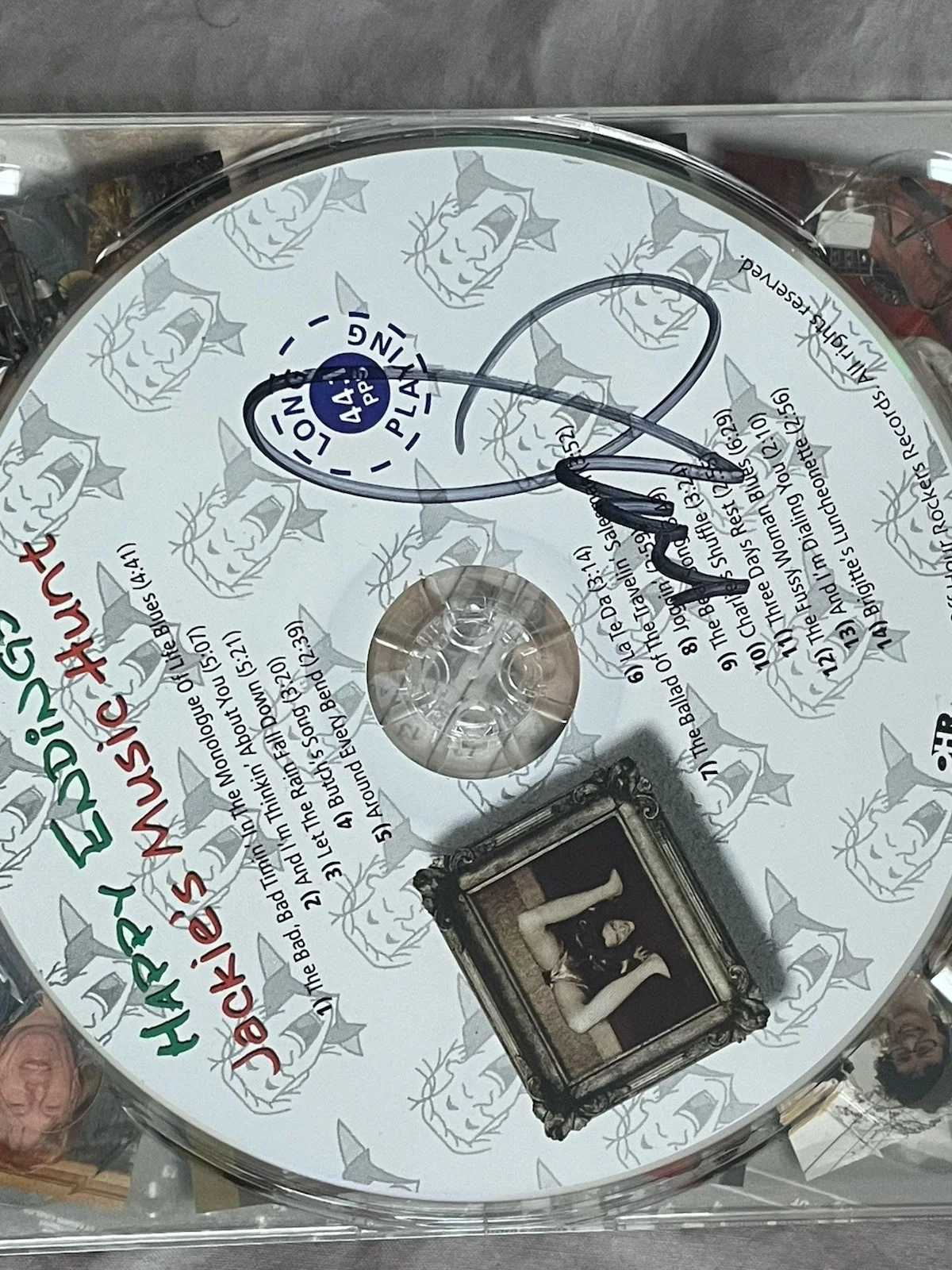 Jackie Martling Autograph Triple Signed ‘Happy Endings’ CD Howard Stern Comedy, image 2