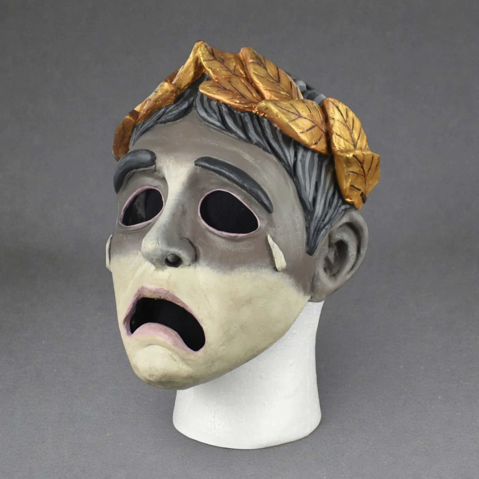 Gladiator (2000) Commodus Pantomime Mask Prop 'Cast Directly from Original', image 3
