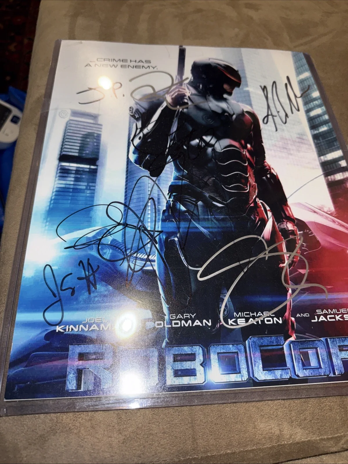 Robocop 11x17 Photo Cast Signed Starring Gary Oldman, image 2