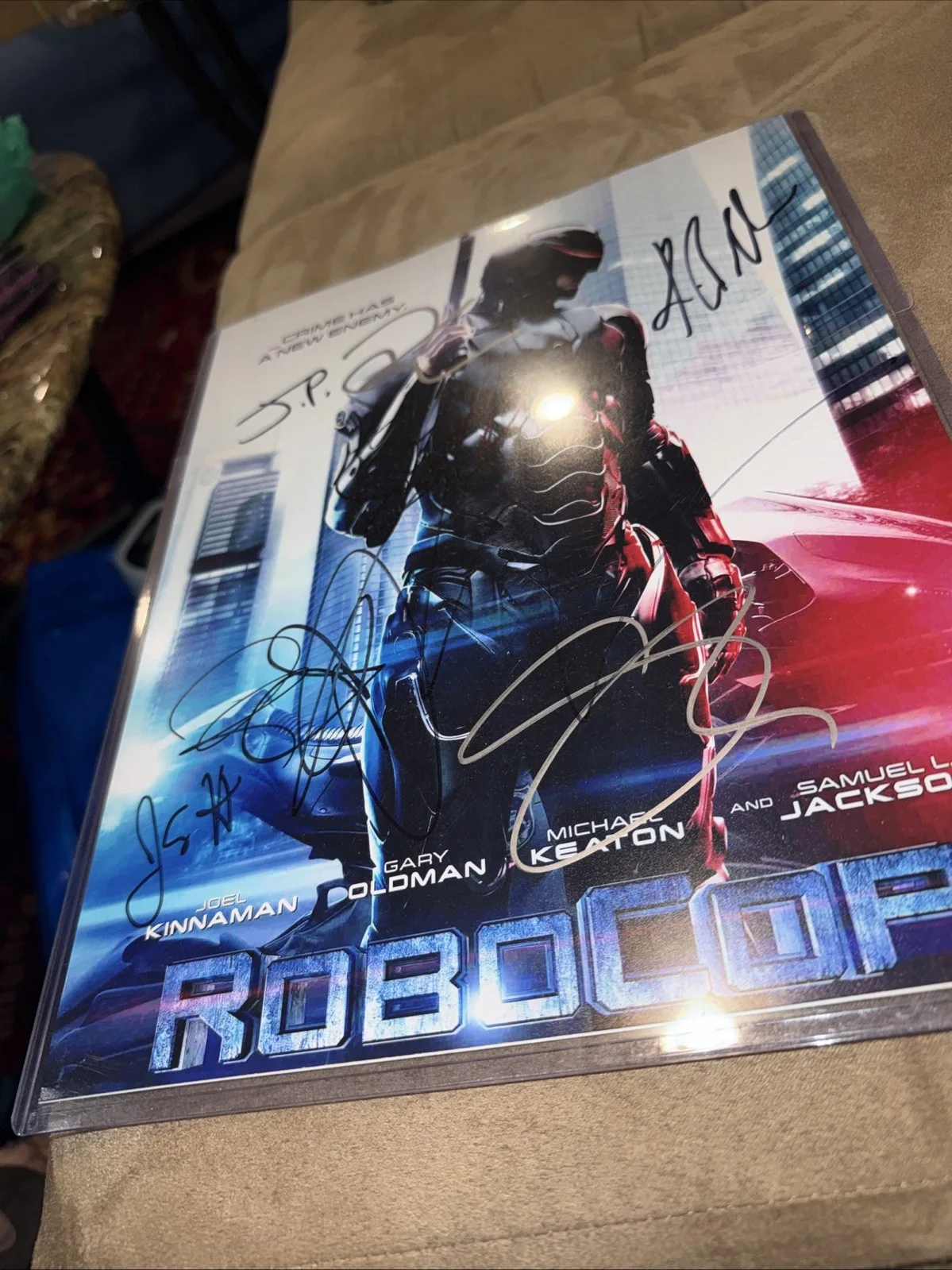 Robocop 11x17 Photo Cast Signed Starring Gary Oldman, image 3