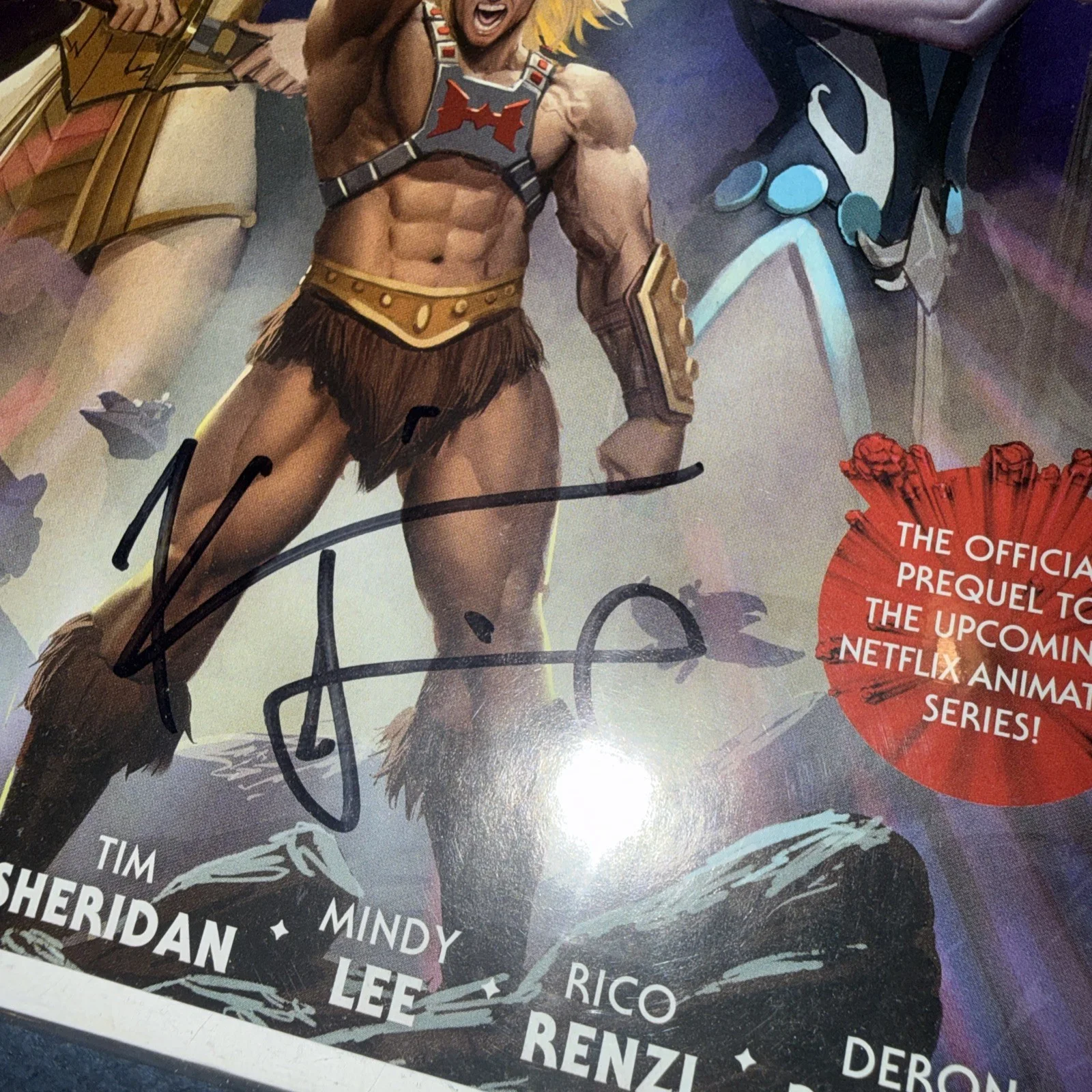 Kevin Smith Signed Auto Comic Book Masters Of The Universe Revelation No. 1, изображение 2