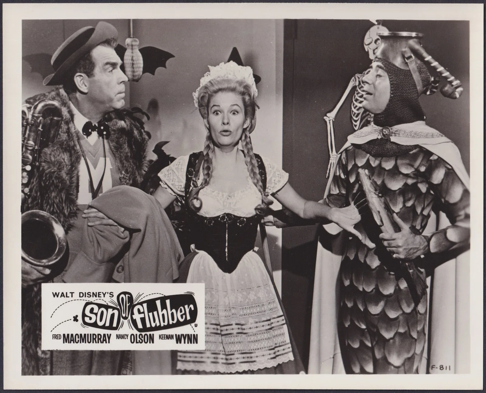 Son of Flubber 8x ORIGINAL UK FOH Lobby Cards + 2 Studio Stills Disney 1962, изображение 4