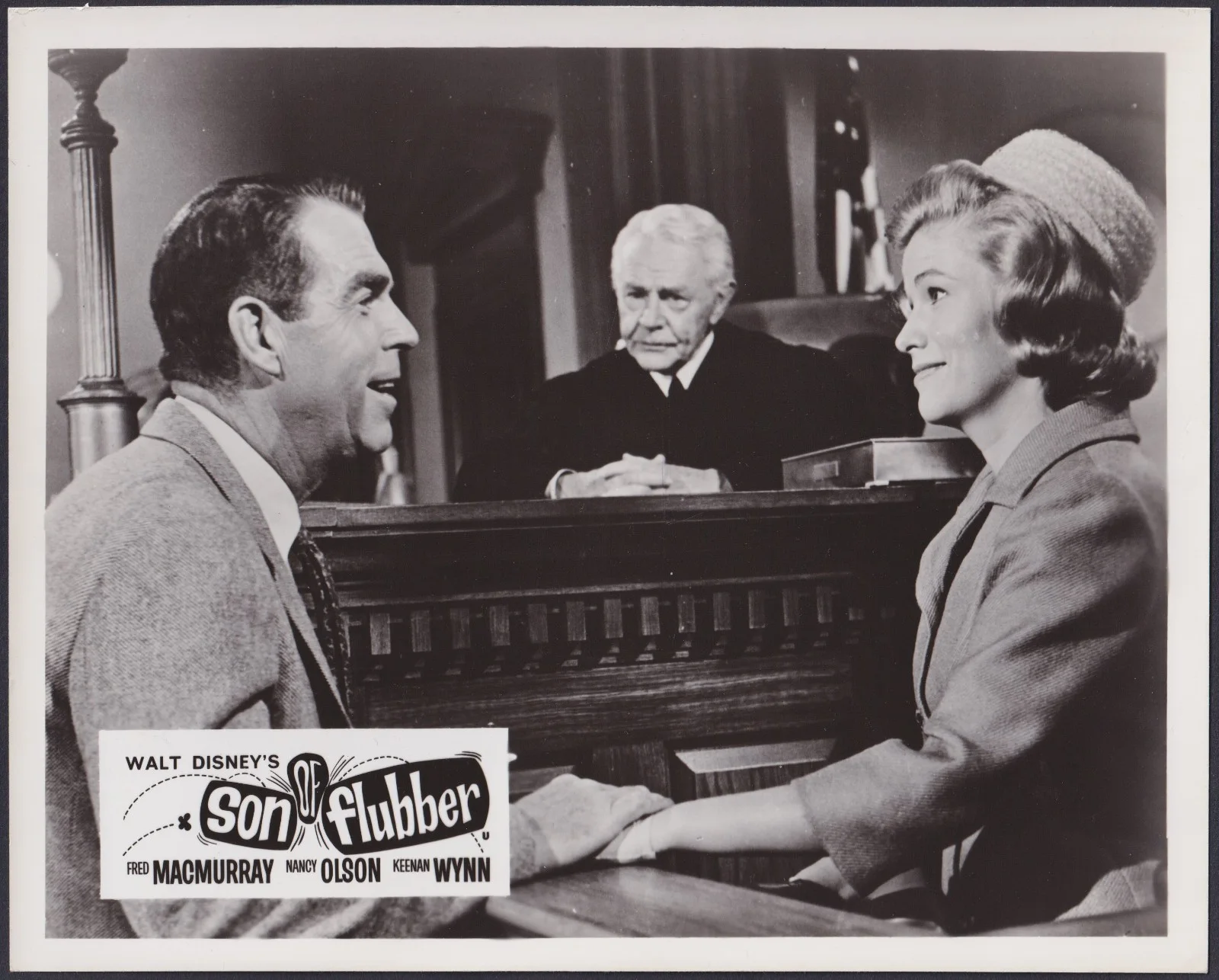 Son of Flubber 8x ORIGINAL UK FOH Lobby Cards + 2 Studio Stills Disney 1962, изображение 5