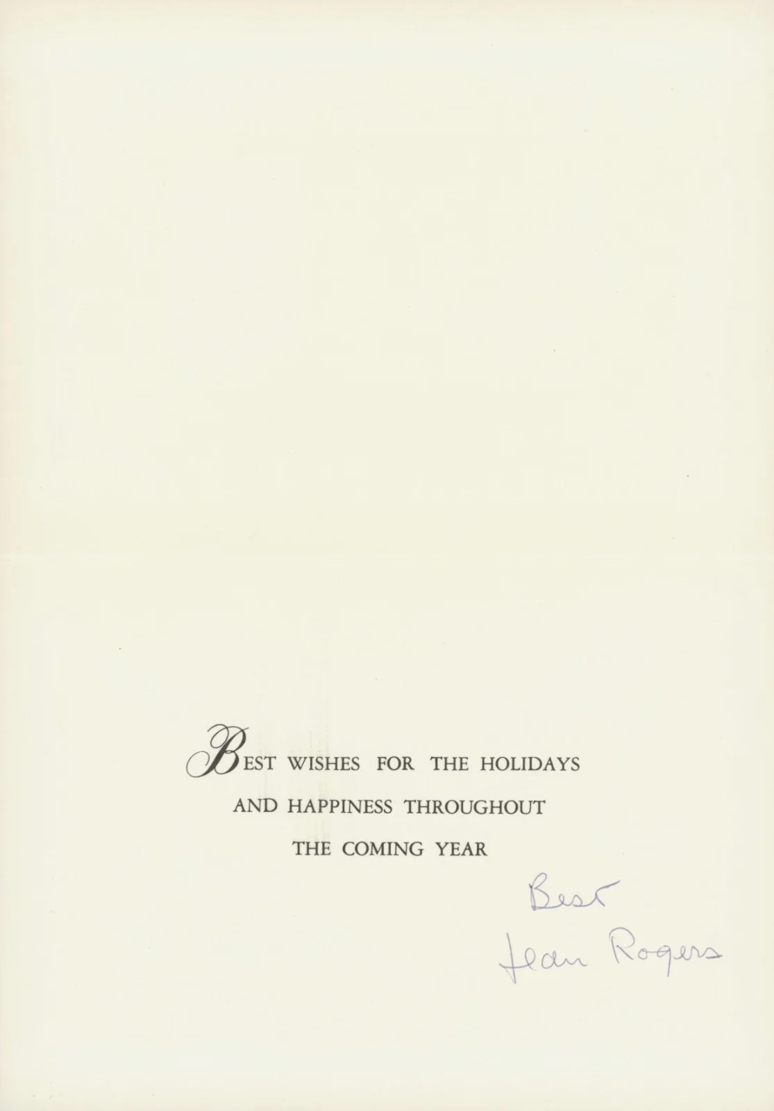 Flash Gordon Actress Jean Rogers Signed Christmas Card + Letter, изображение 2