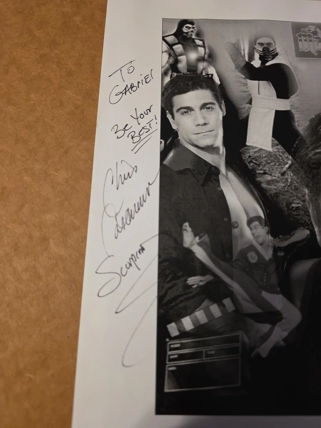 Chris Casamassa — CHRIS CASAMASSA SIGNED AUTOGRAPHED 8X10 PHOTO MORTAL KOMBAT SCORPION, image 2