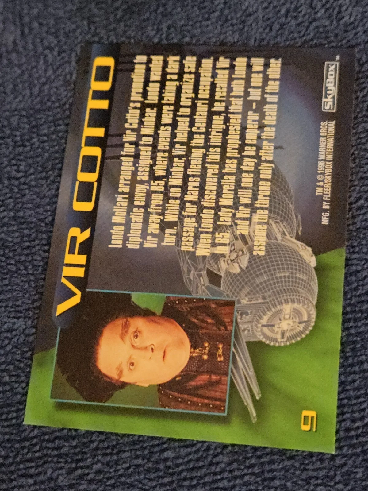 Stephen Furst Hand Signed Babylon 5 Trading Card Rare, image 4
