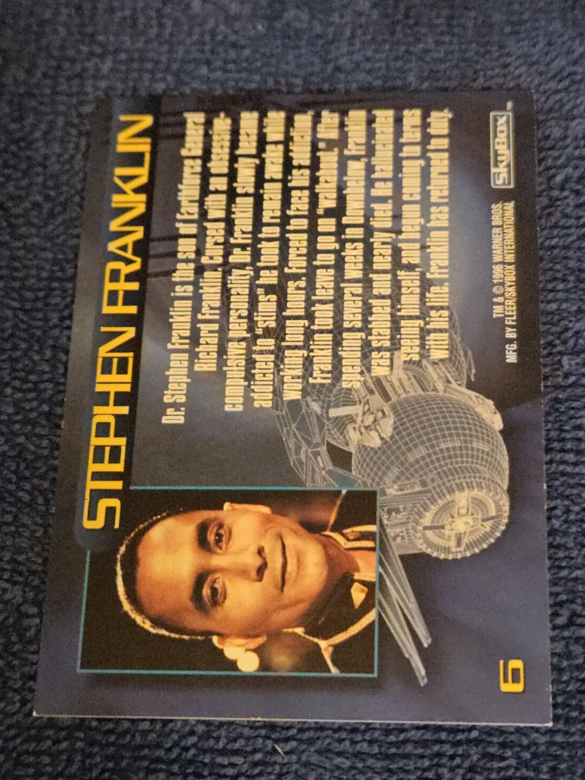 Richard Biggs Hand Signed Babylon 5 Trading Card SDCC Rare, image 3
