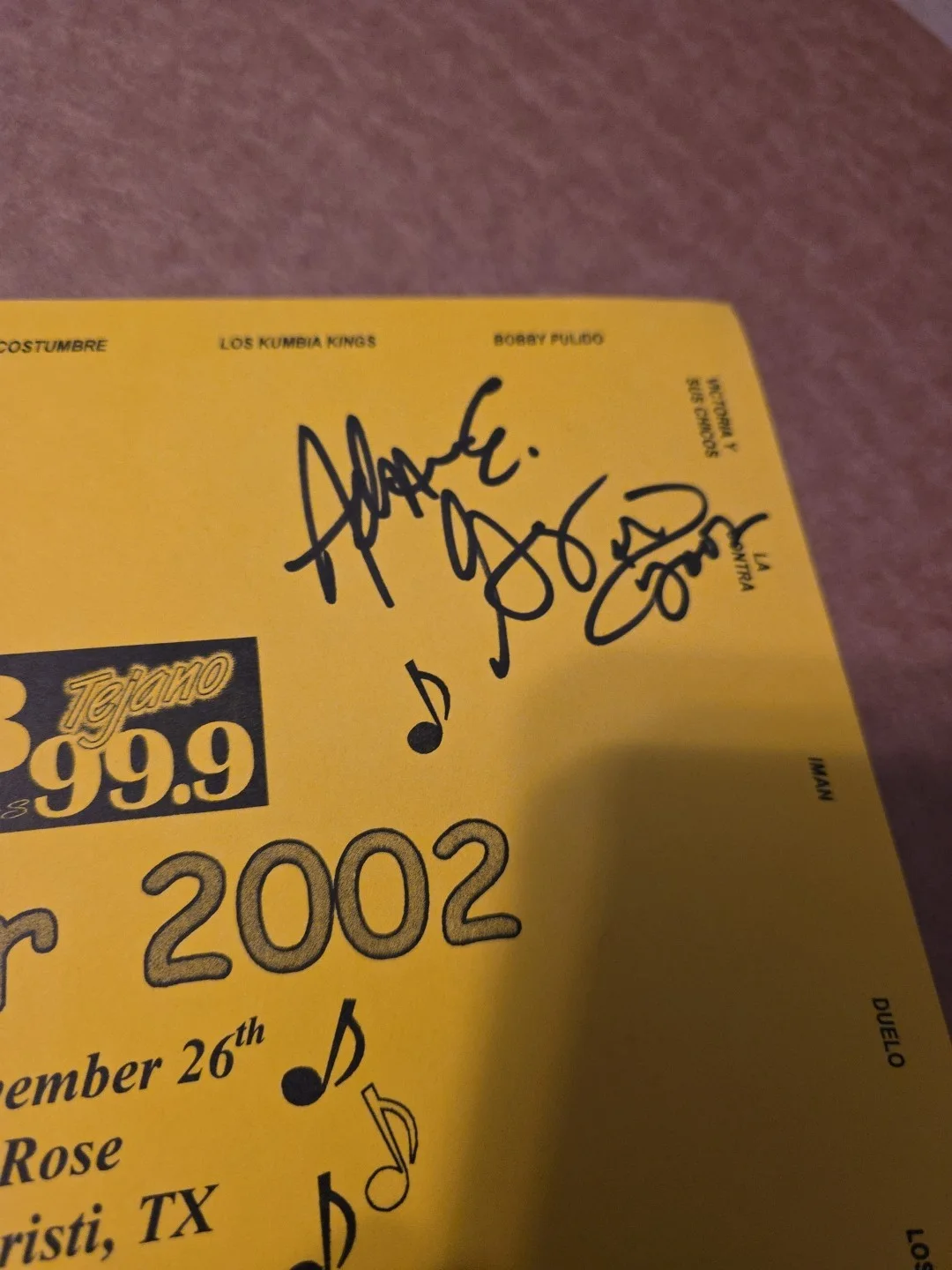David Lee Garza — David Lee Garza & Chris Perez + Signed Fan Fair 8x10 2002, изображение 4