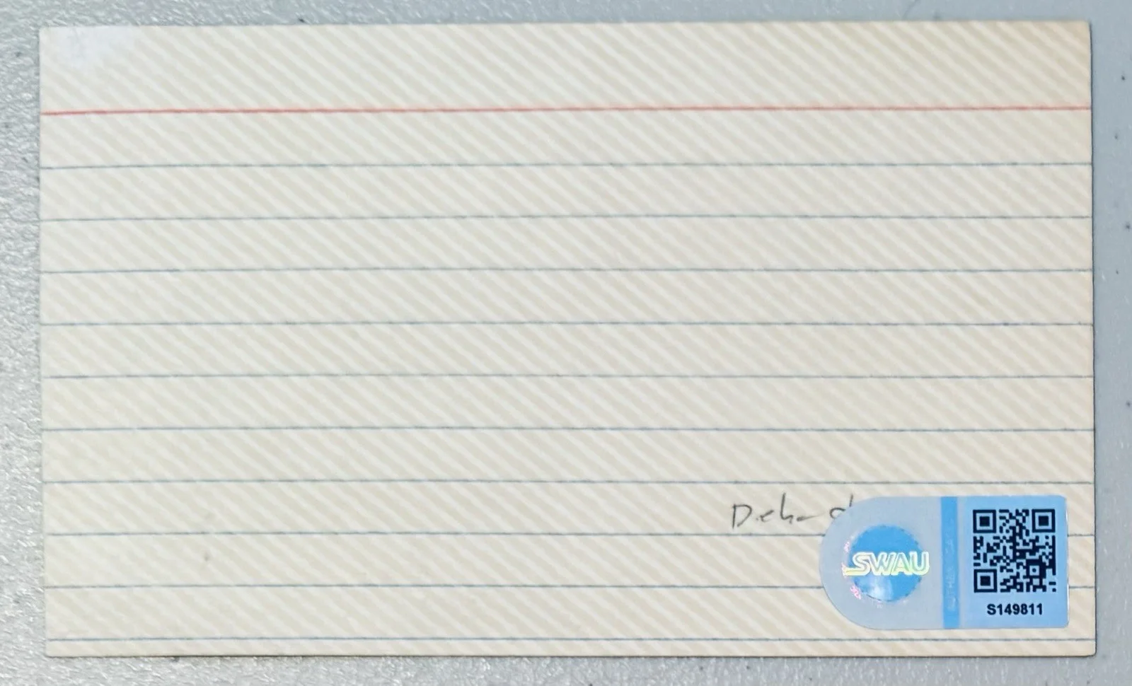 Bonnie Bedelia Signed Autographed 3x5 Card SWAU Authenticated Die Hard, изображение 2