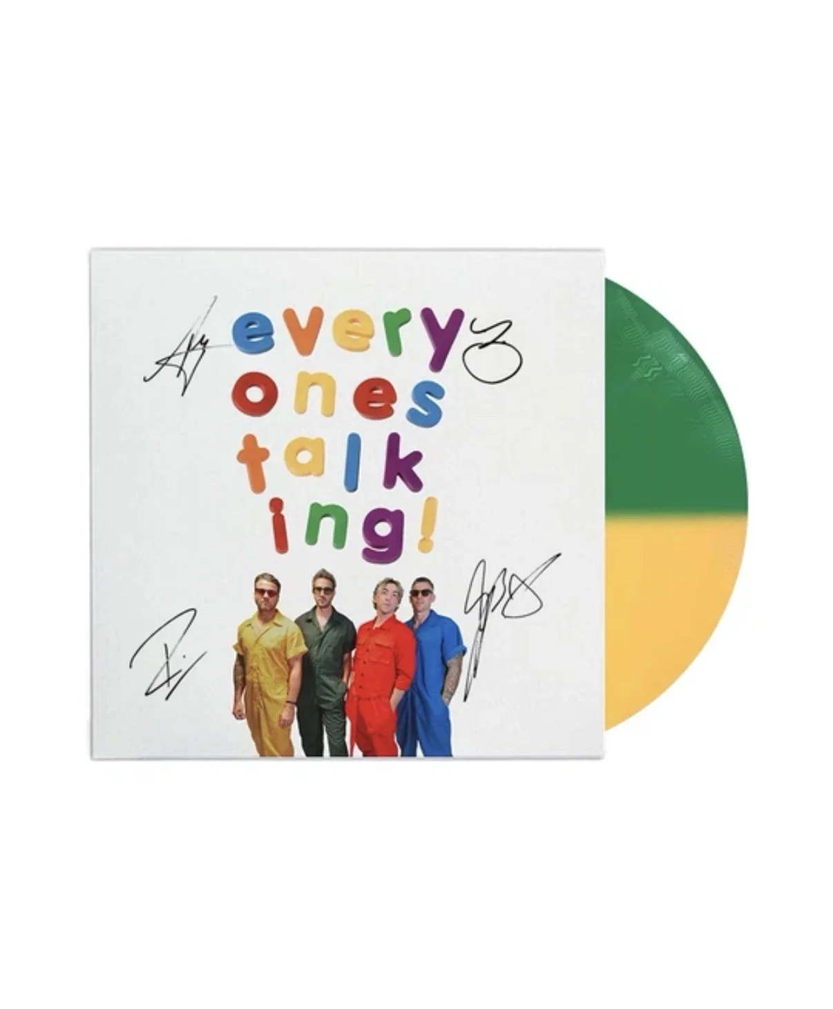 ALL TIME LOW SIGNED EVERYONES TALKING VINYL LP LIMITED EDITION 73/300 SMARTPUNK, изображение 2