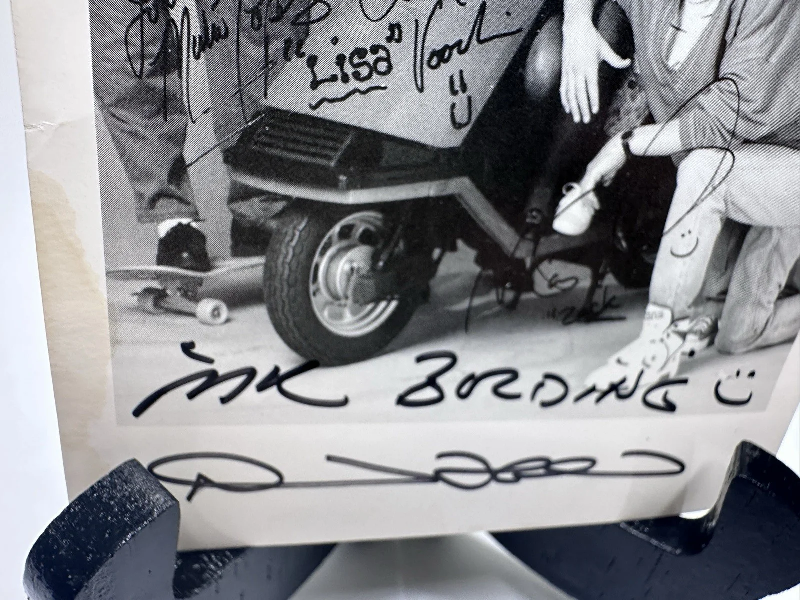 Dennis Haskins Auto Signed Picture Mr. Belding Saved By The Bell, image 3