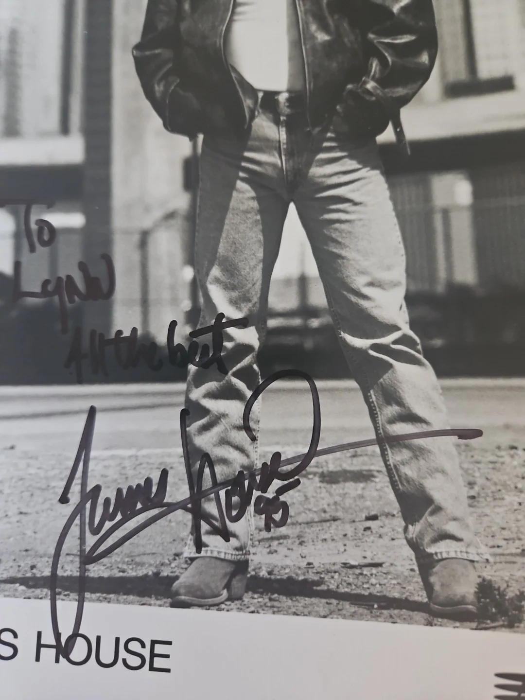 James House signed 8x10 photo. country singer, image 2