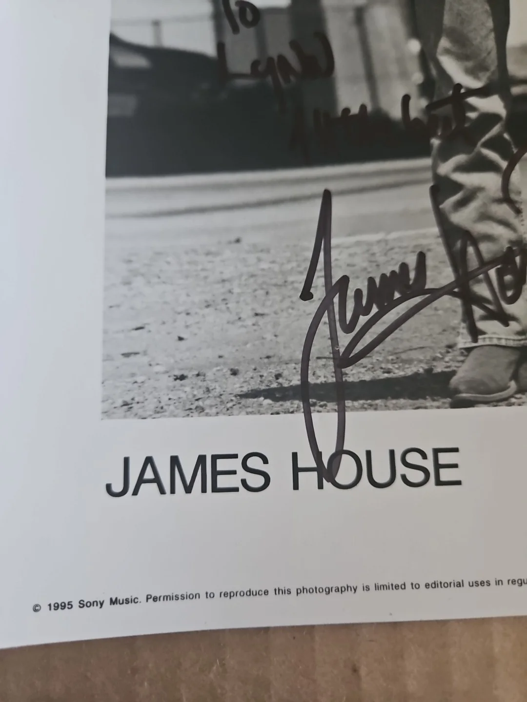 James House signed 8x10 photo. country singer, image 3