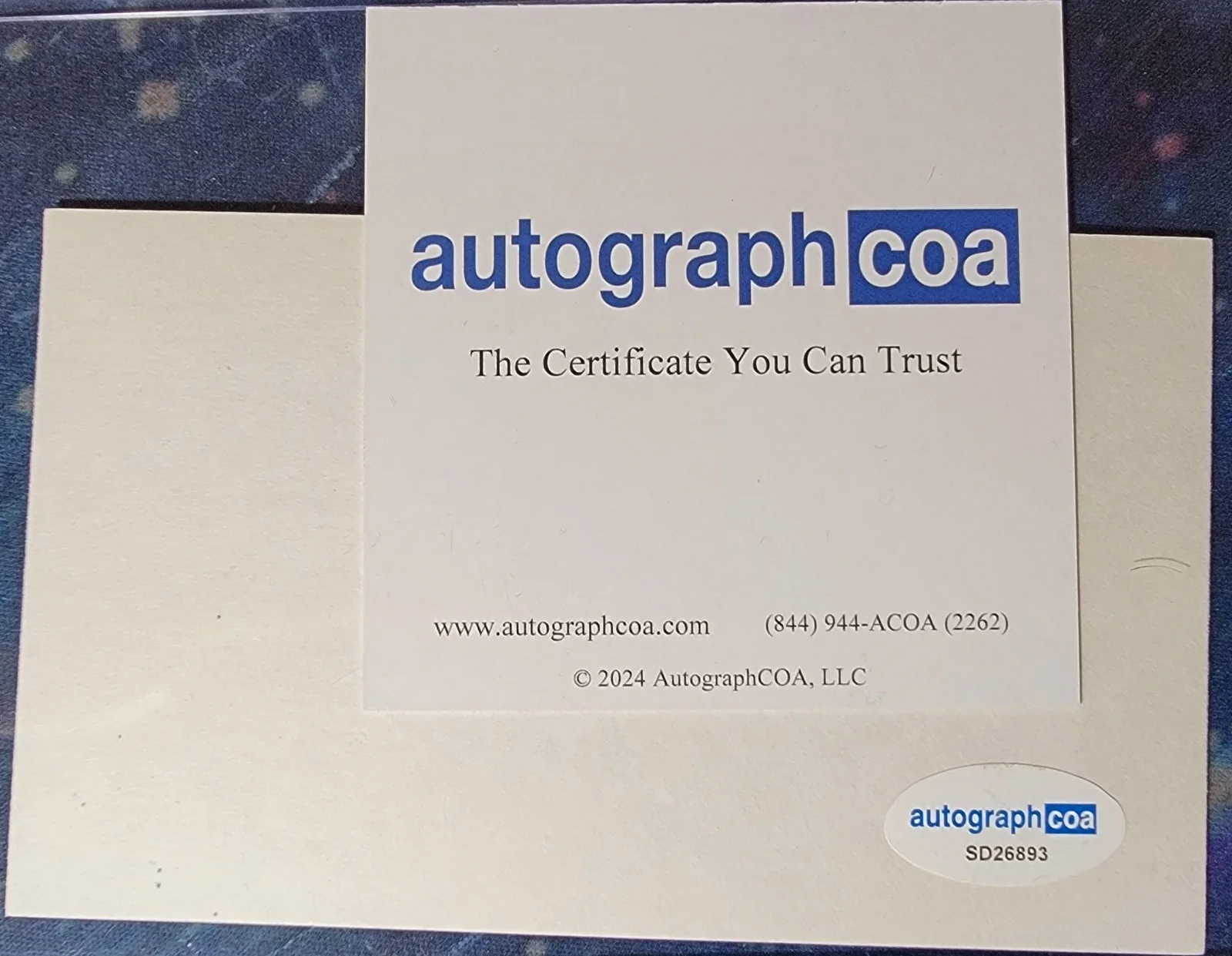 Eli Wallach — Eli Wallach Authentic Signed Index Card W/ ACOA The Good, The Bad, And The Ugly, изображение 2