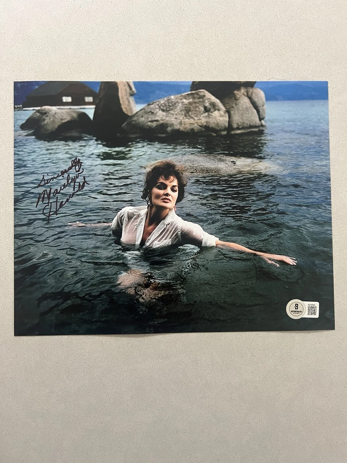 Marilyn Hanold — Marilyn Hanold autographed signed 8x10 photo Beckett BAS COA Sexy Hot Playboy