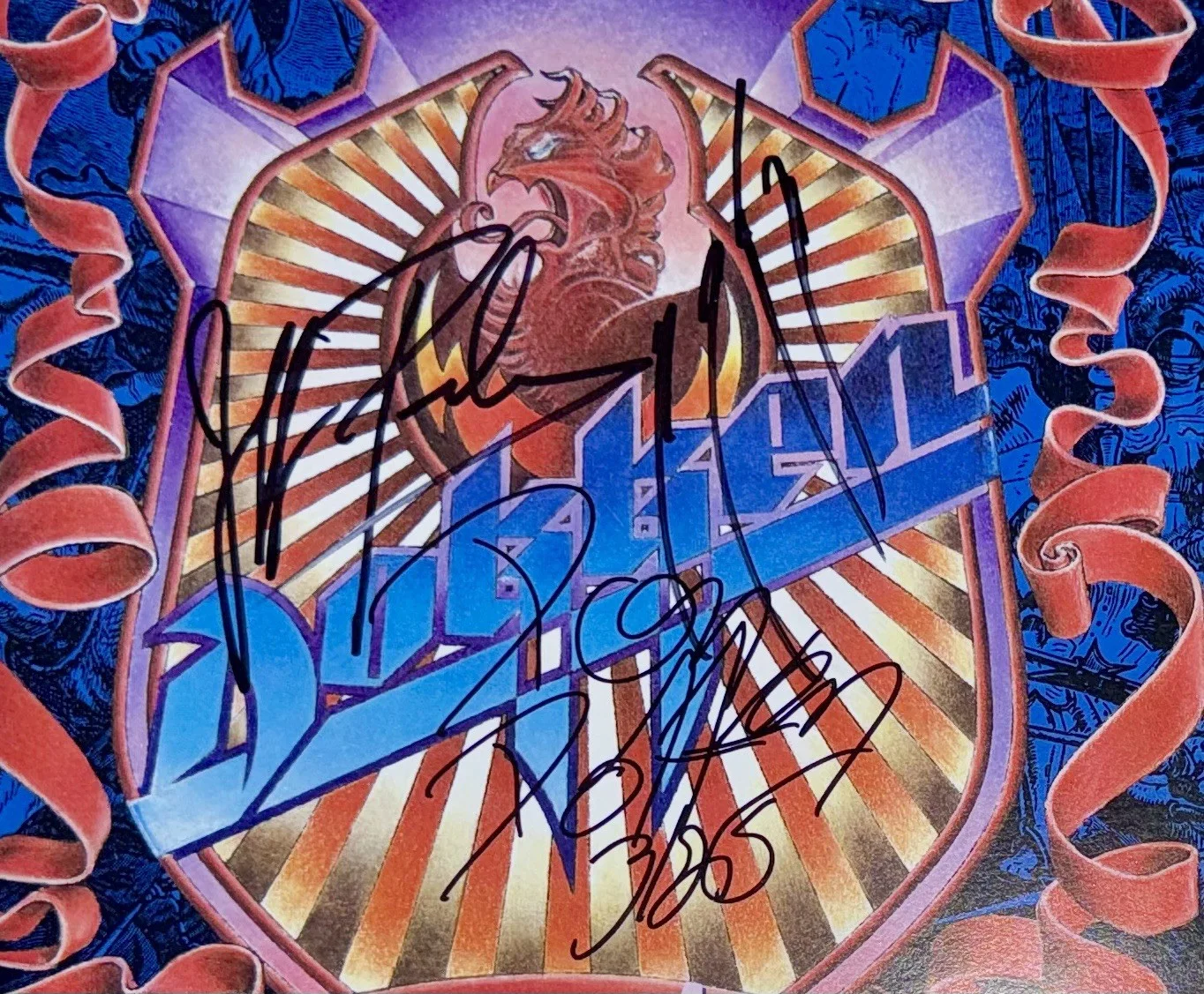 DON DOKKEN, GEORGE LYNCH & JEFF PILSON SIGNED AUTOGRAPH VINYL ALBUM LP +JSA COA, изображение 2