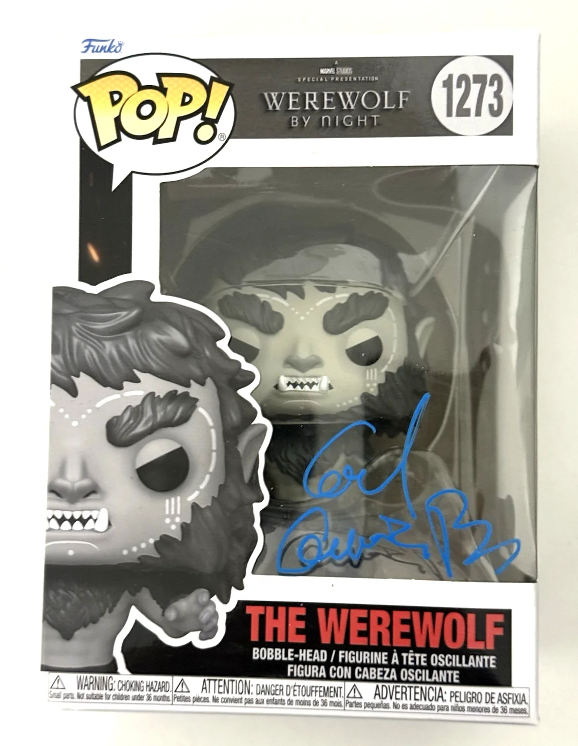 Gael Garcia Bernal — Gael Garcia Bernal Signed Werewolf By Night Funko POP #1273 Beckett BAS MARVEL