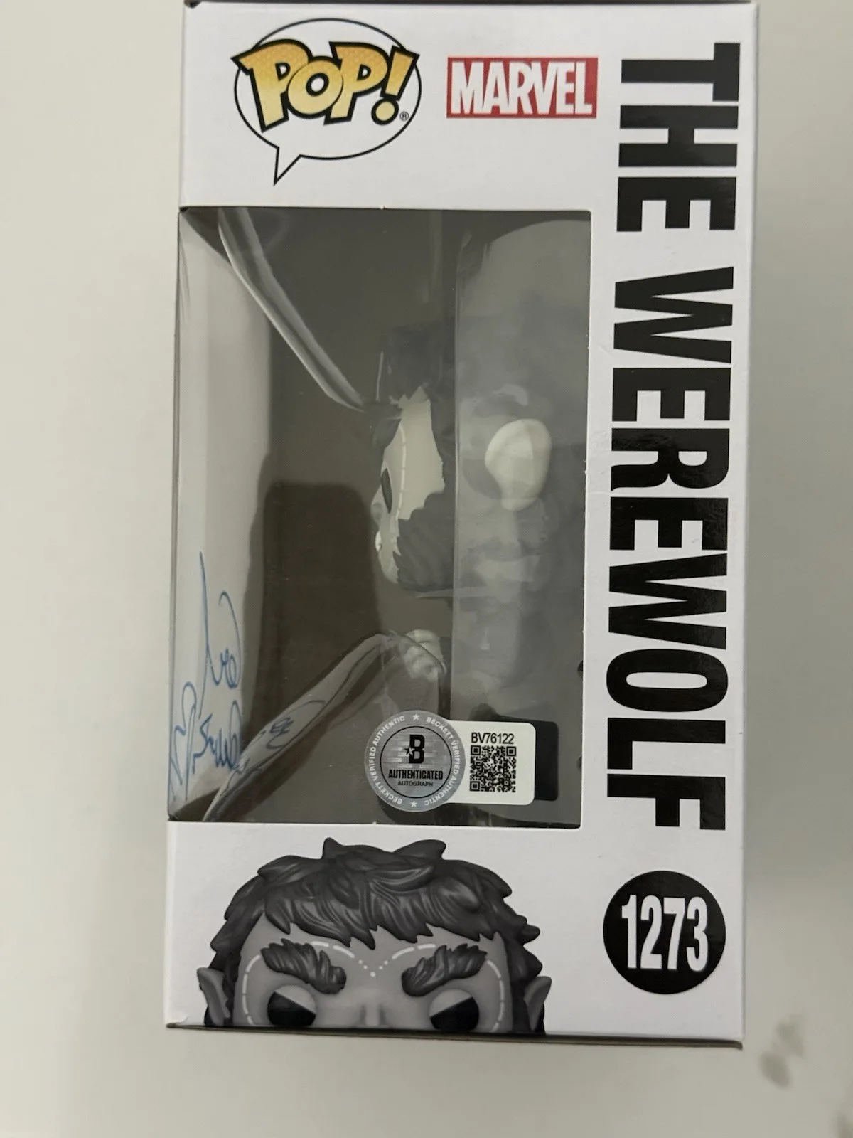 Gael Garcia Bernal — Gael Garcia Bernal Signed Werewolf By Night Funko POP #1273 Beckett BAS MARVEL, image 3