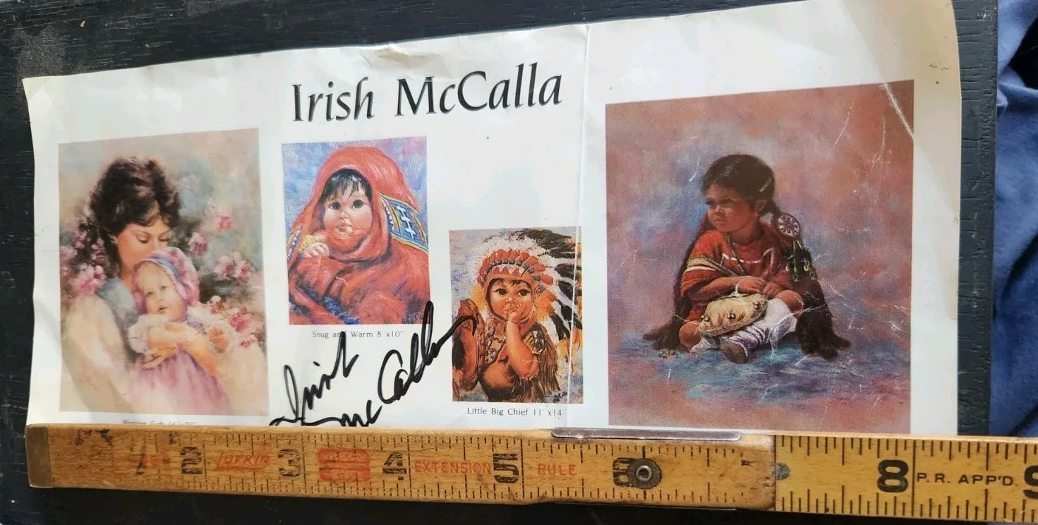irish McCalla — Sheena Queen Of The Jungle Irish McCalla Signed 8x3 Promo Sheet, image 3