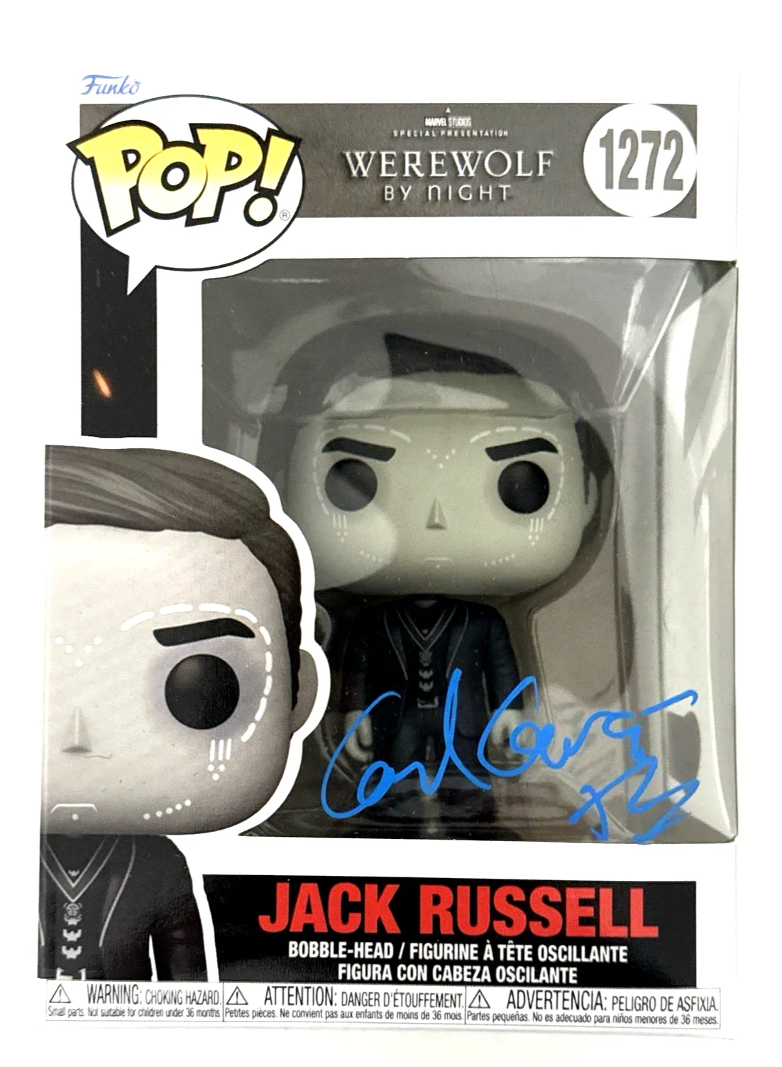 Gael Garcia Bernal — Gael Garcia Bernal Signed Werewolf By Night Jack Russell Funko POP #1272 Beckett