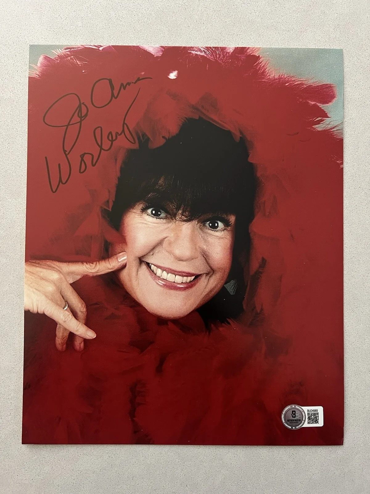 Jo Anne Worley — Jo Anne Worley autographed signed 8x10 photo Beckett BAS COA Wardrobe Wuzzles