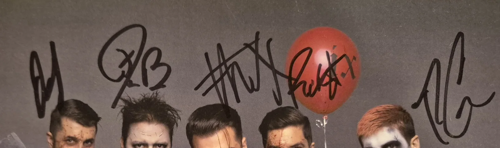 Ice Nine Kills Full Band Autograph 12x9 Photo. Rock Sound Exclusive, image 2